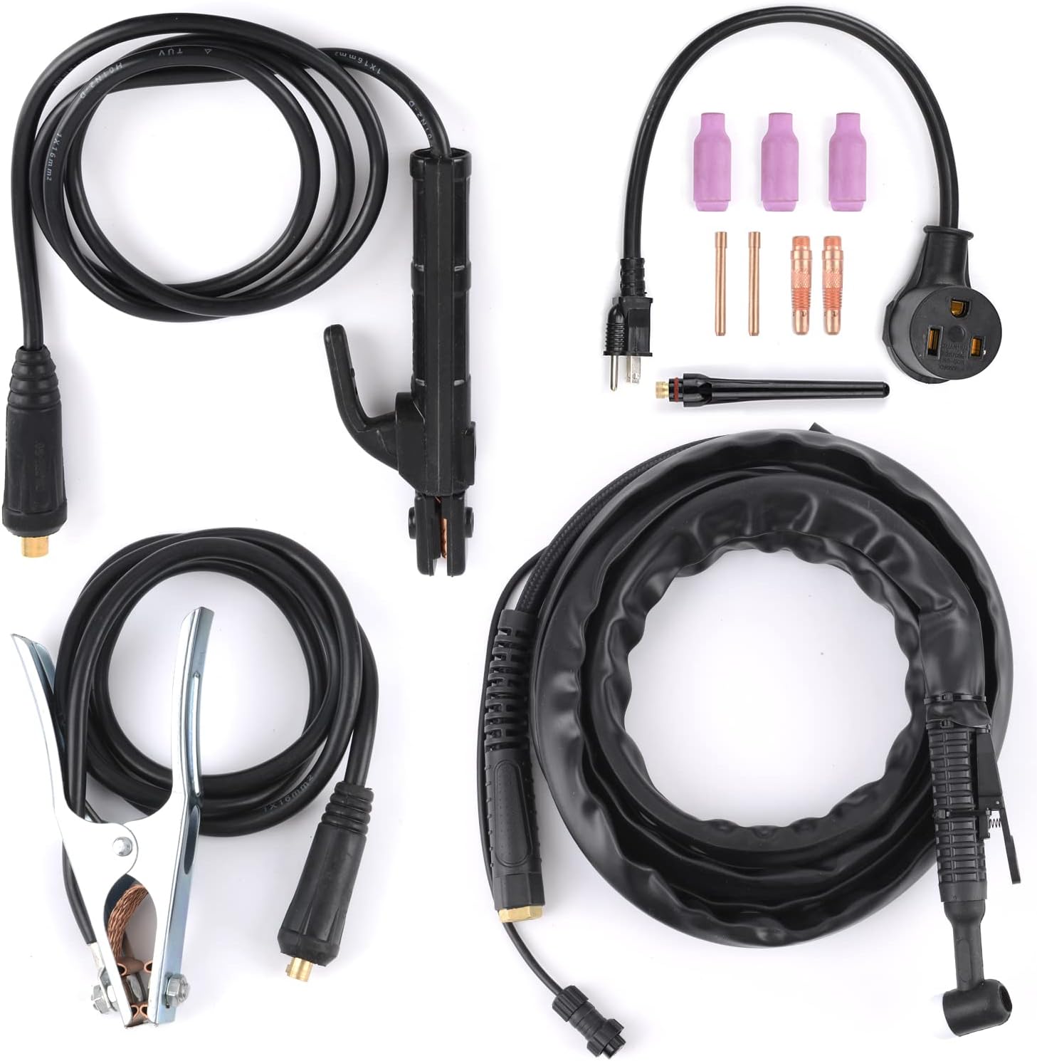 S7 200A HF Start TIG Welder, DC TIG and Stick Welder, 110V/220V Dual Voltage Portable Welding Machine for Garage Repair, DIY Projects