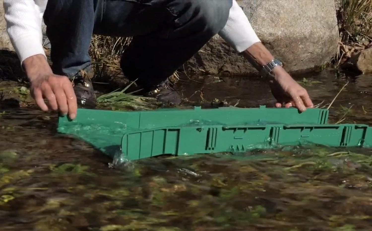From the Complete Selection of Sluice Fox Modular Sluice Box Parts, Add-Ons, and Accessories for Gold Panning Kits – Upgrade Your Sluice Box for Optimal Performance Sluice Box Only (Green)