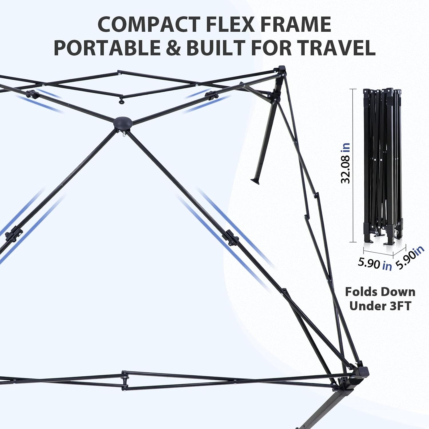 EAGLE PEAK 4x4 Pop Up Changing Tent, Outdoor Changing Room, Gray/White