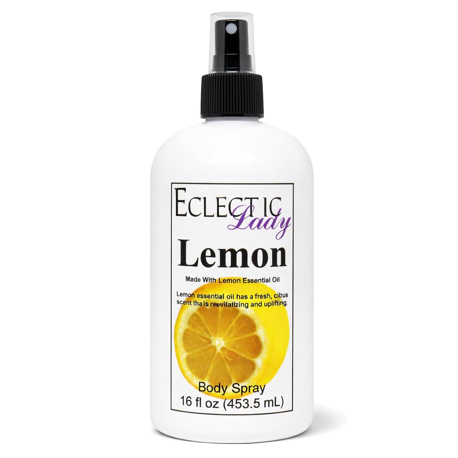 Lemon Body Spray, Double Strength, 2 ounces, Body Mist