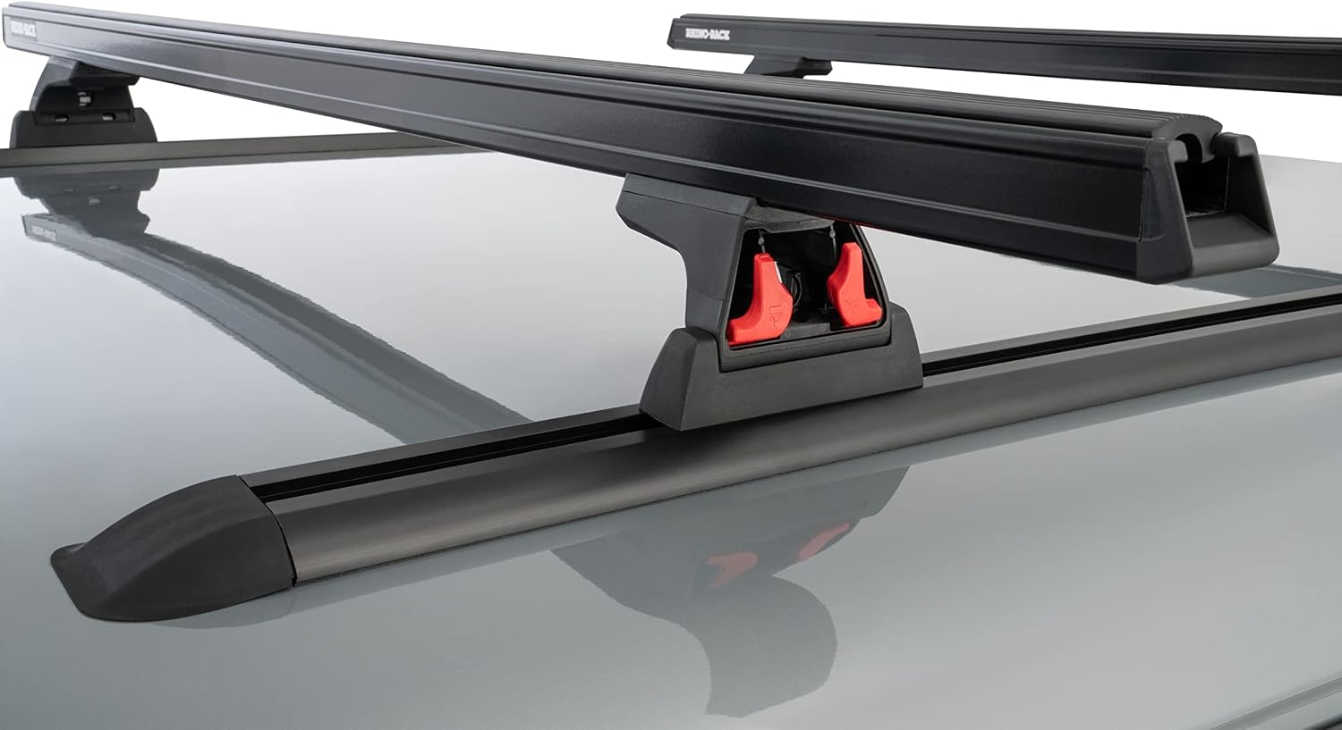 Rhino Rack Cap/Topper/Canopy Complete Roof Rack Kit with Quick Release Legs, Bars, Some Kits Included 65" Tracks