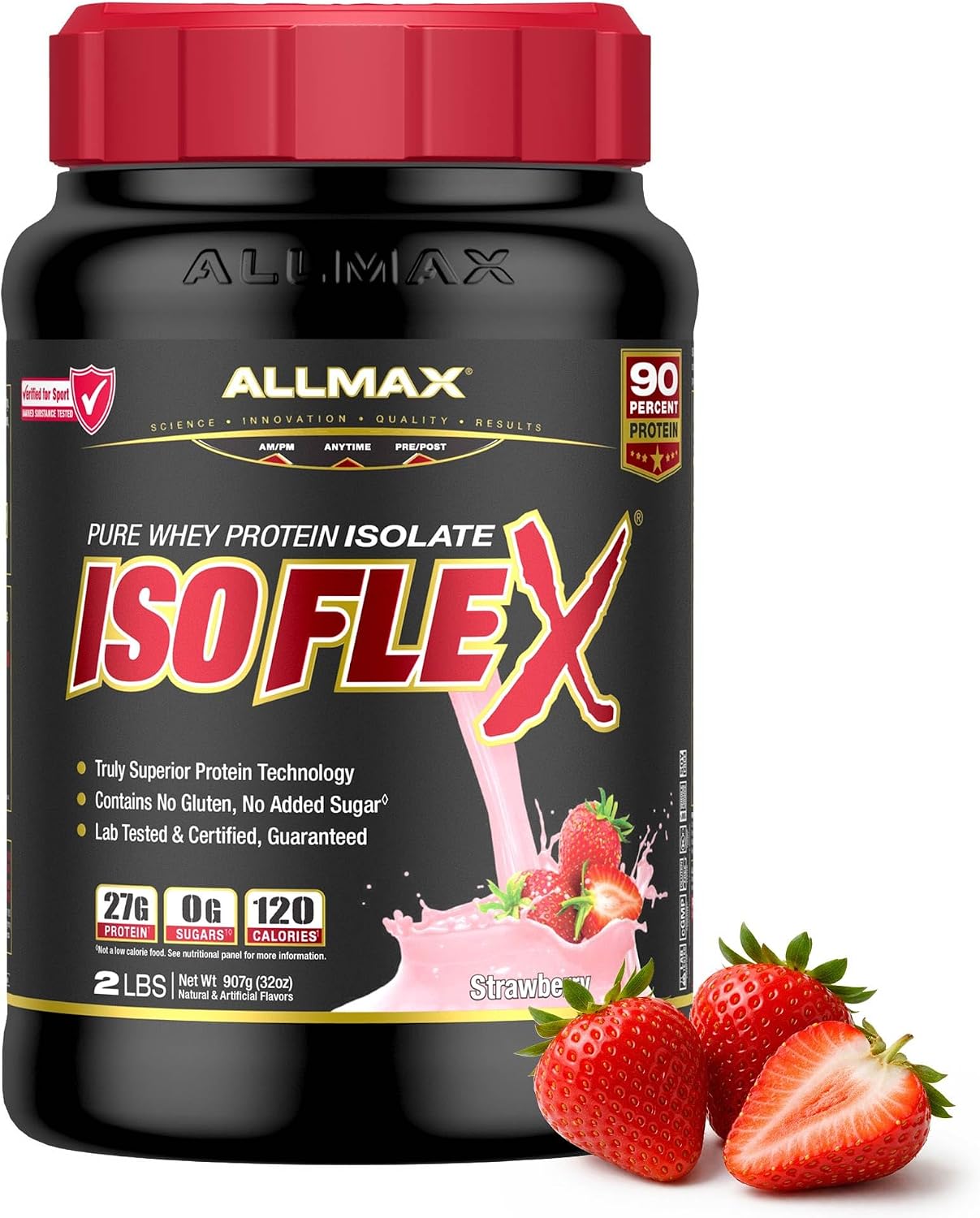 ALLMAX ISOFLEX Whey Protein Isolate, Chocolate Peanut Butter, 5 lb