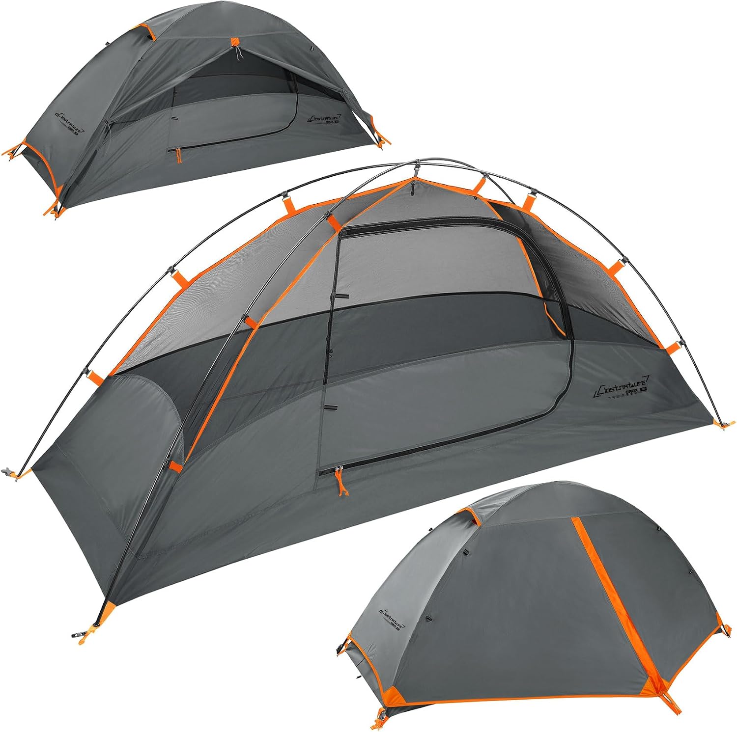 Clostnature 1/2/3/4 Person Lightweight Backpacking Tent, Easy Setup Tent