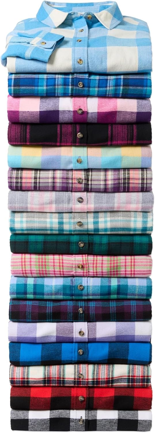 Woman Within Classic Flannel Shirt