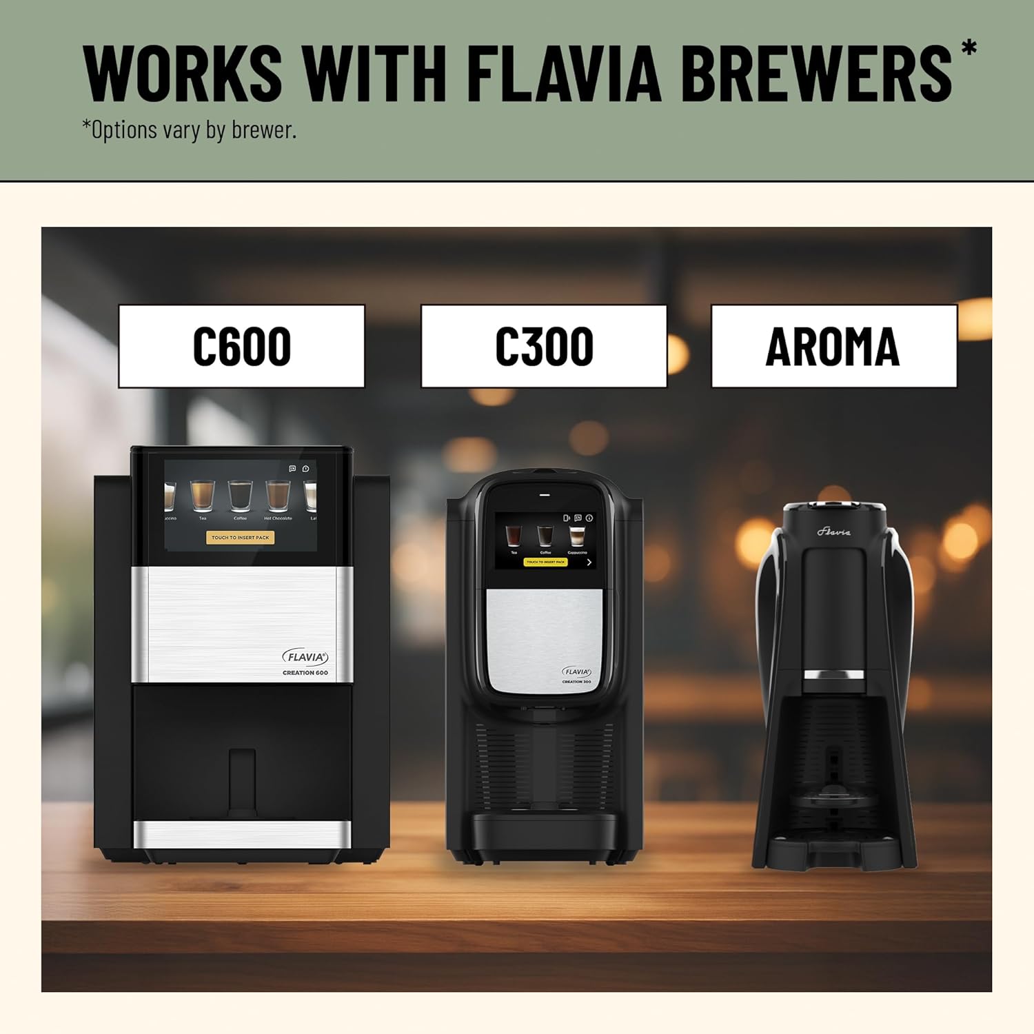 Flavia Alterra French Roast Coffee Freshpacks compatible only with Flavia Brewers, Dark Roast (Case of 100)