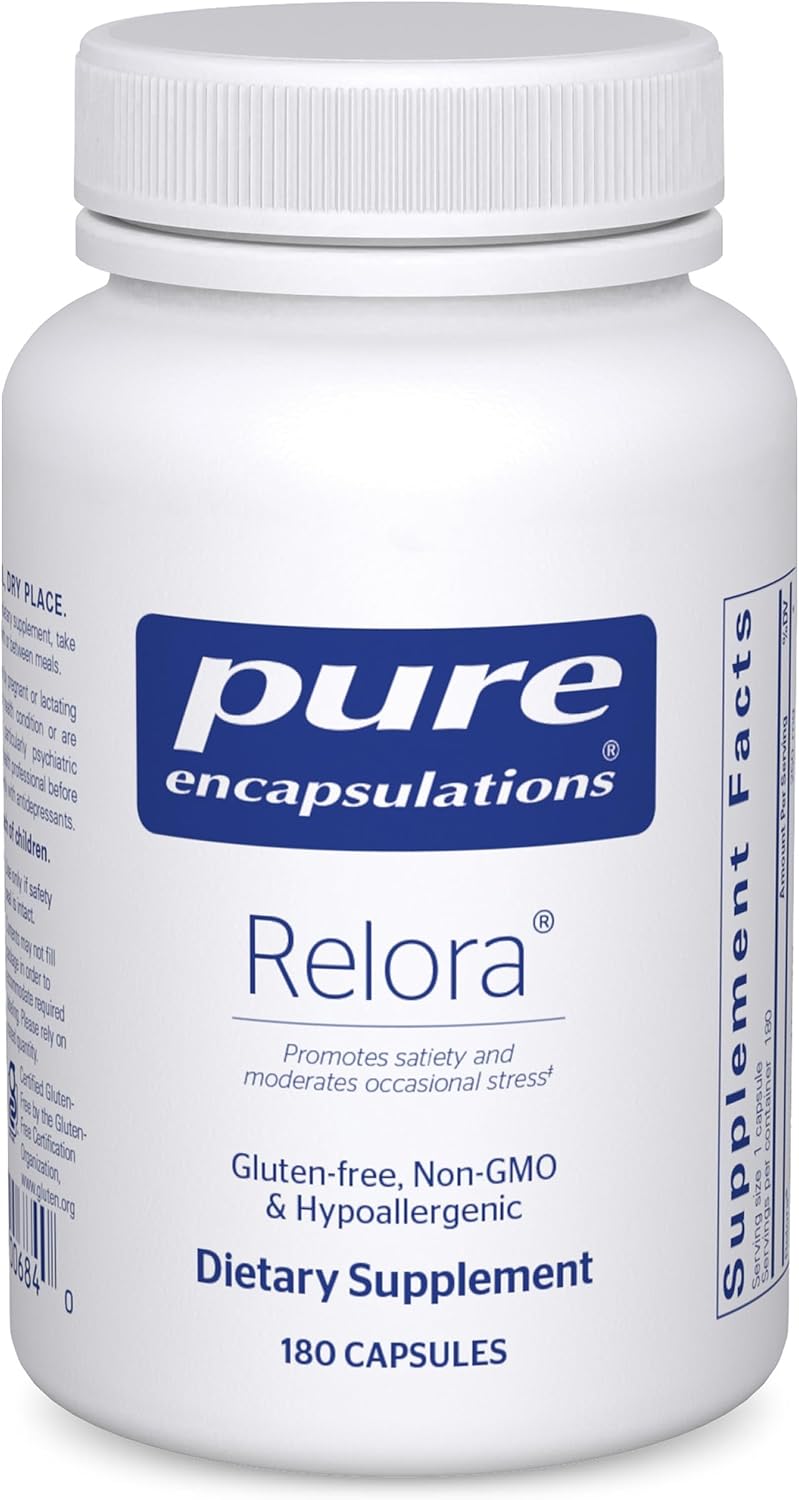Pure Encapsulations Relora | Hypoallergenic Supplement Promotes Healthy Cortisol and DHEA Production and Moderates Occasional Stress* | 60 Capsules | Supports Healthy Cortisol and DHEA Production and Moderates Occasional Stress*, Hypoallergenic Supplement