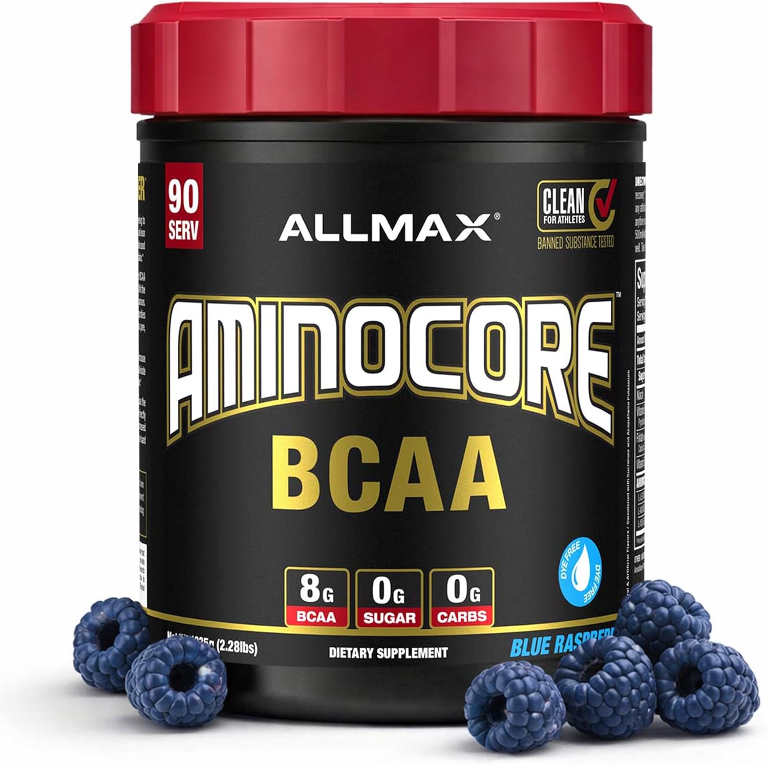 ALLMAX AMINOCORE BCAA Powder, Watermelon, 90 Servings, 1035 g
