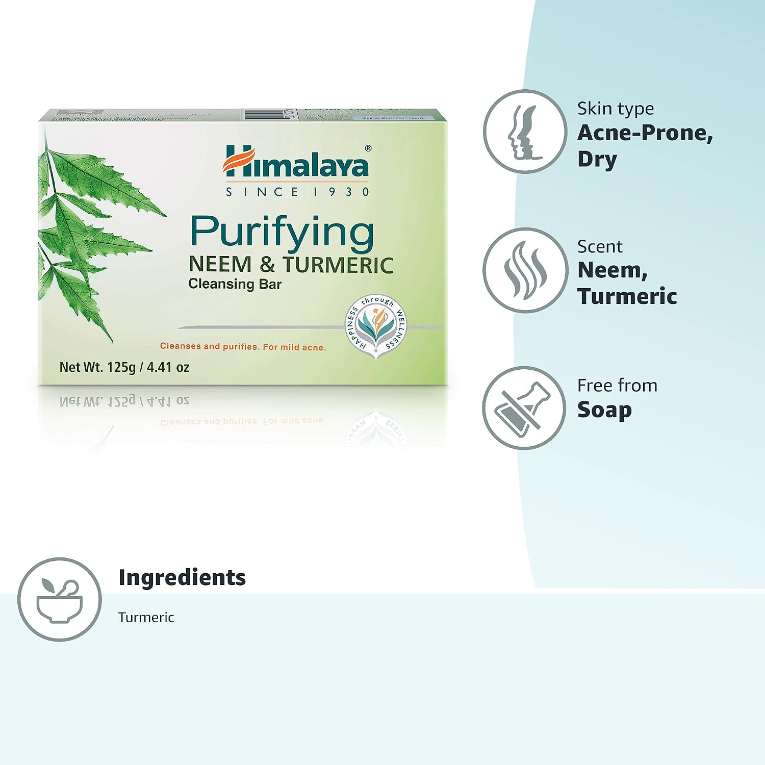 Himalaya Cleansing Bar Soap Variety Pack, Bath Soap Bars, 4.41 oz,12 Pack