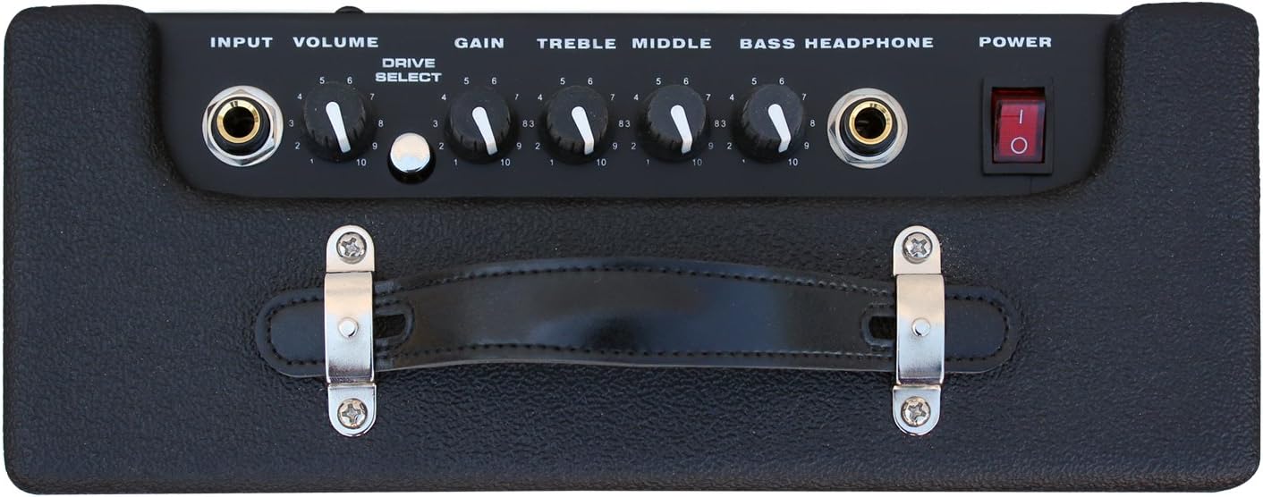 Sawtooth 10-Watt Electric Guitar Amp with Instrument Cable & Pick Sampler