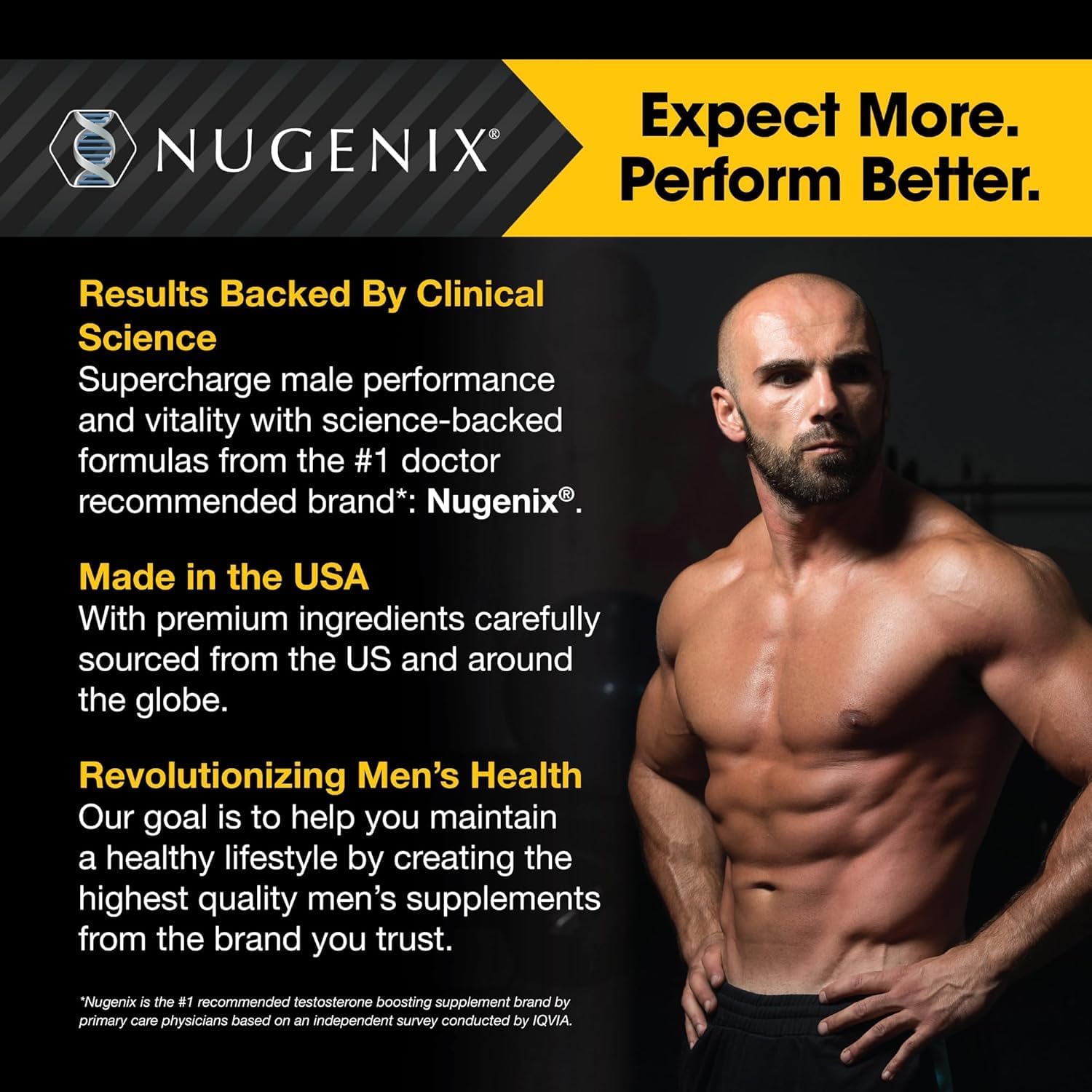 Nugenix Ultimate, Testosterone Booster, 120 tablets | Maximize Muscle, Increase Drive, Modulate Androgenic Activity