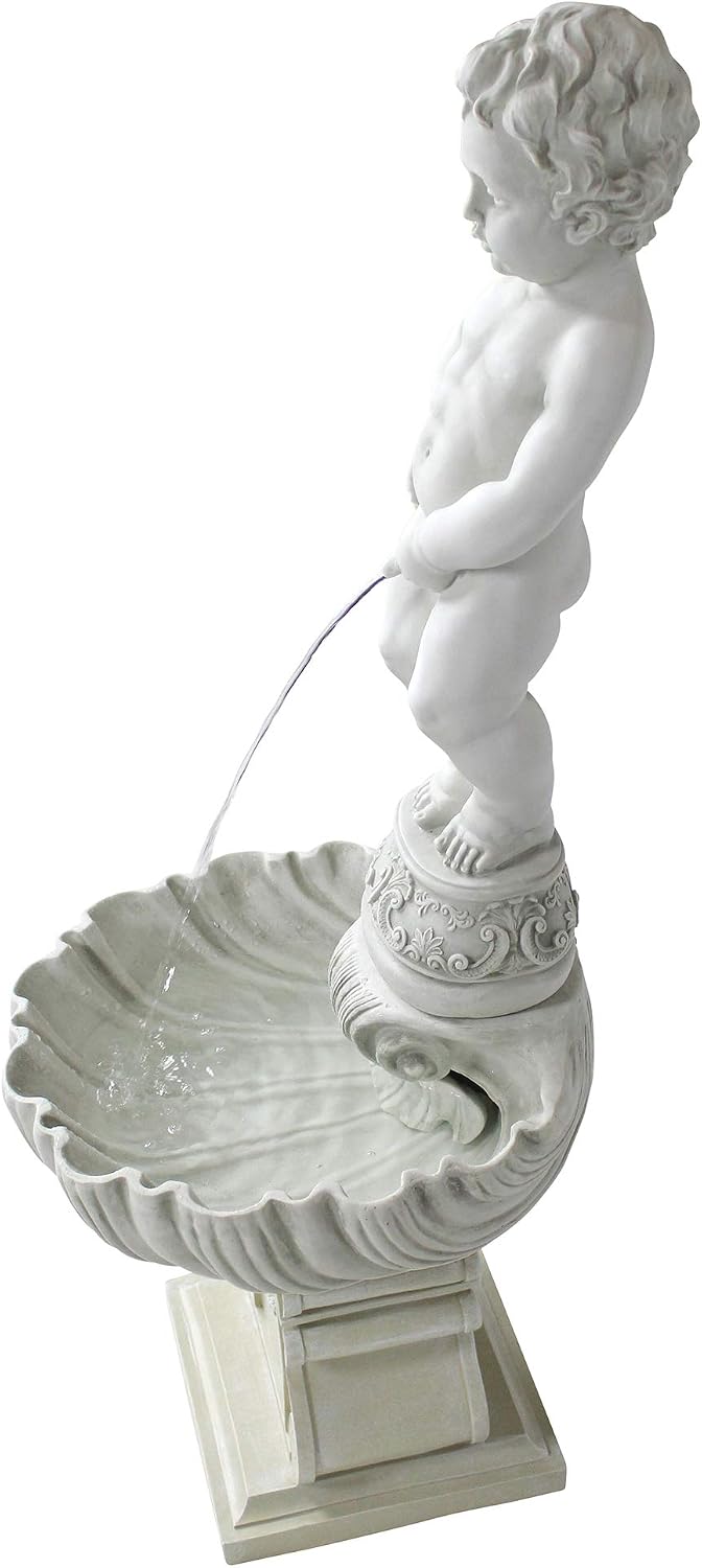 MANNEKEN PIS BOY PIPED STATUE