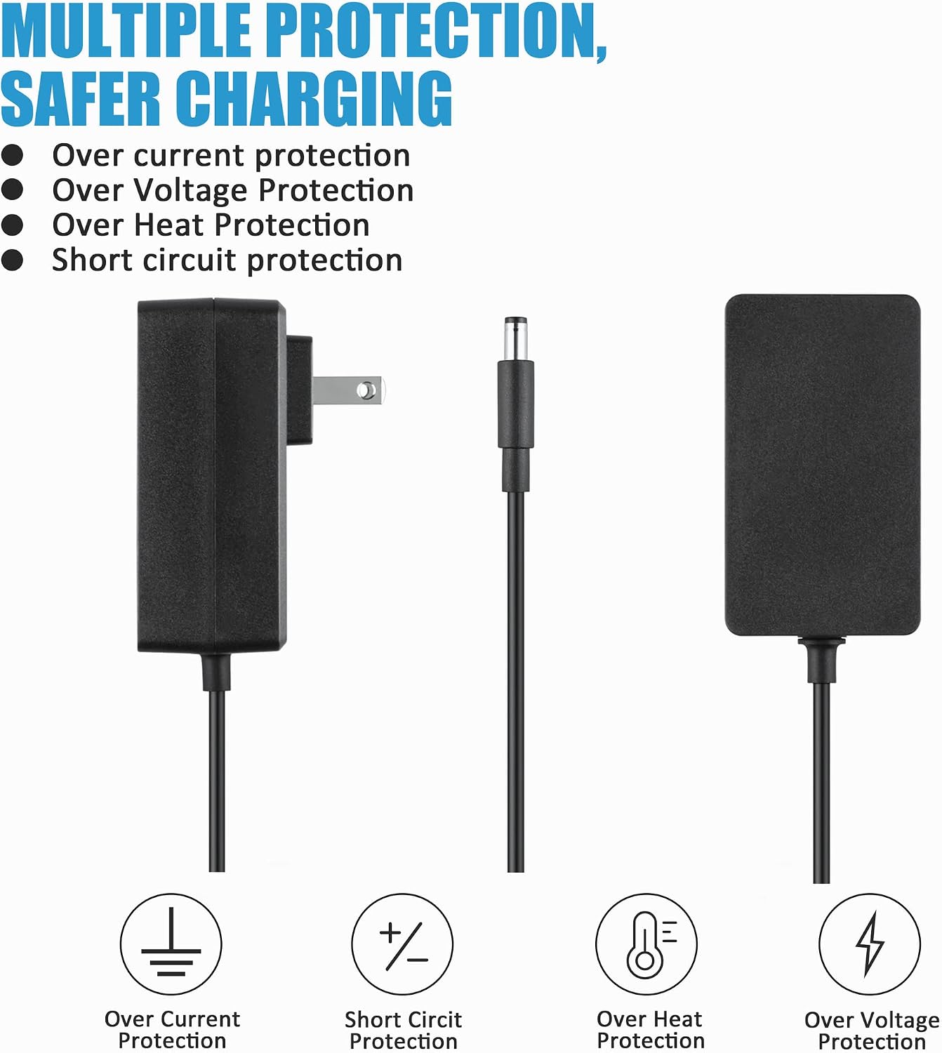 5ft UL 12V 2A-3A AC Adapter Charger Compatible with Pioneer TSP-16 Toraiz SP-16 Studio Grade Sampler Power with Extension 6ft Connectcor Plug Cable