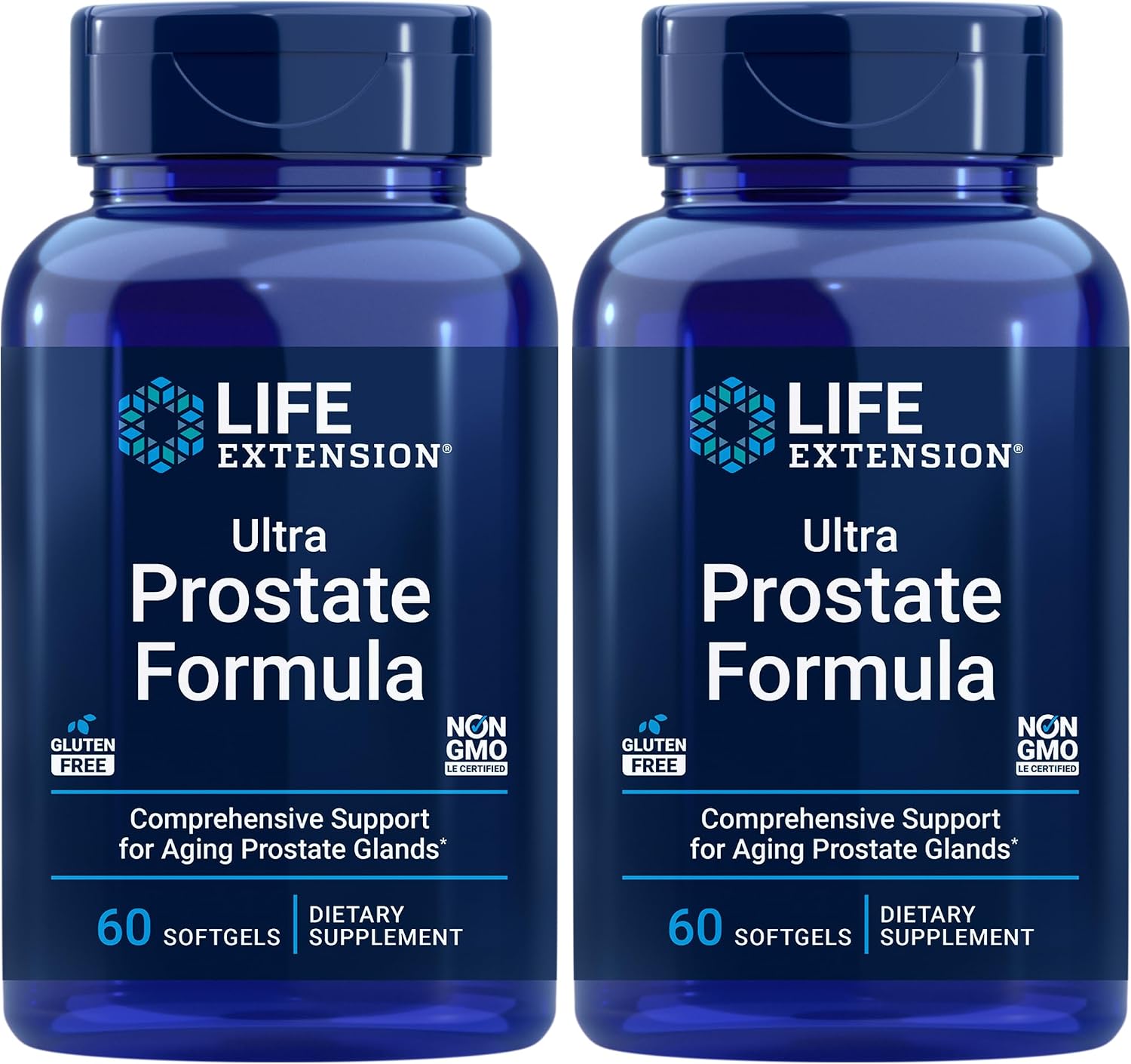 Life Extension, Ultra Prostate Formula, Saw Palmetto for Men, pygeum, stinging Nettle Root, lycopene, Prostate Health, Urination Flow, Psa, 60 Count