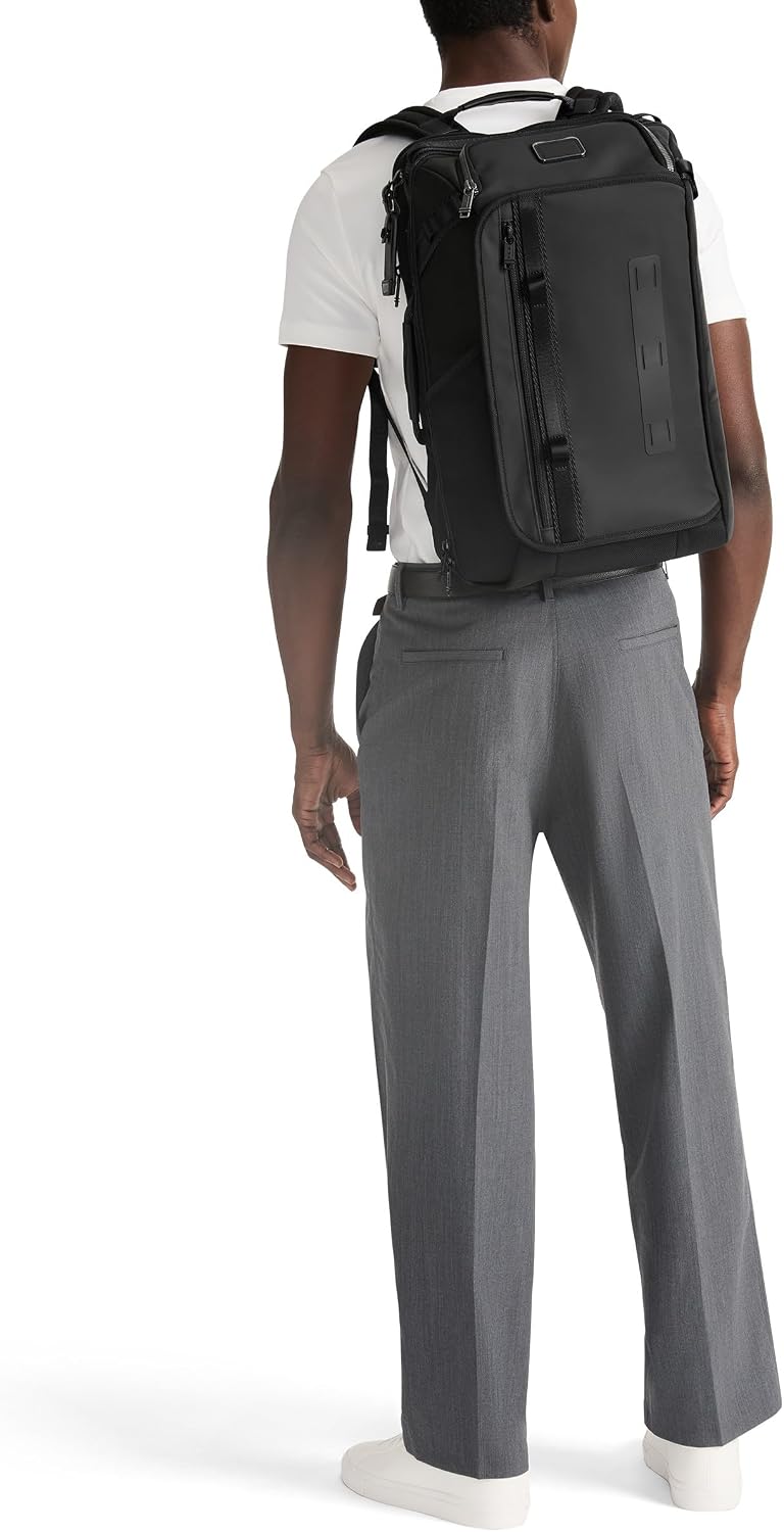 TUMI Alpha Bravo Detrick Backpack, Black