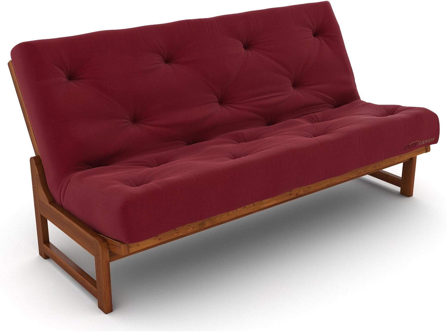 Nirvana Futons Extra Thick Premium 10-Inch Twin XL Futon Mattress, Khaki Twill - Made in USA
