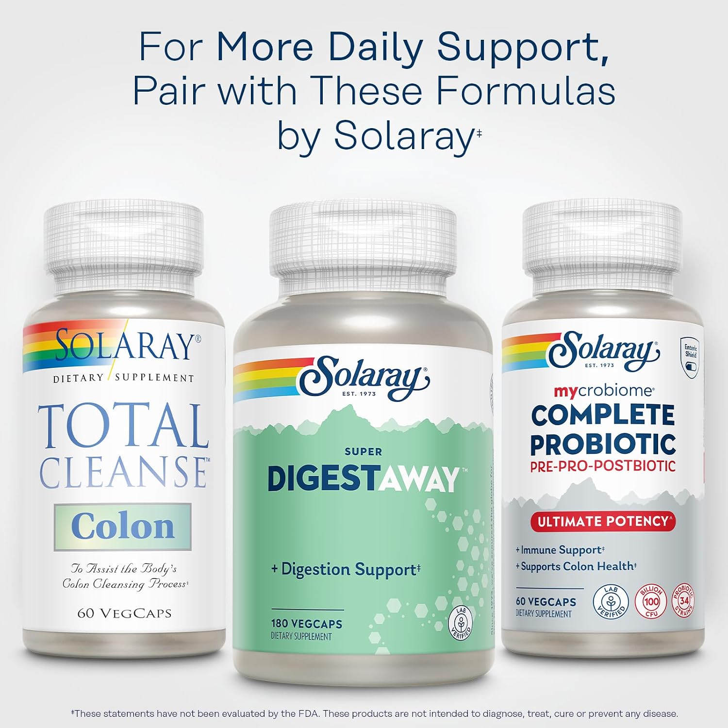 Solaray - Total Cleanse Colon, 60 capsules