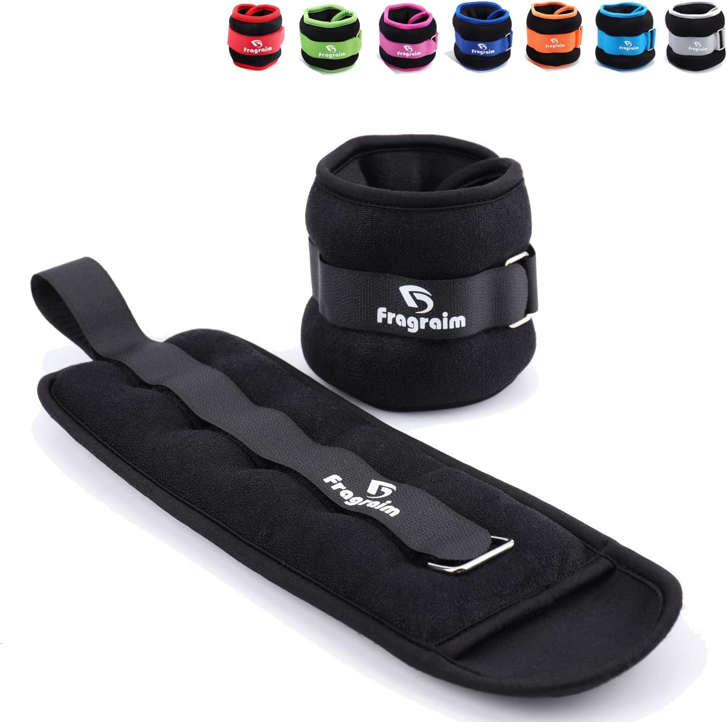 Ankle Weights for Women, Men and Kids - 1/2/3/4/6/8/10/12/15/20 LBS 1 Pair Strength Training Wrist/Leg/Arm Weight with Adjustable Strap for Jogging
