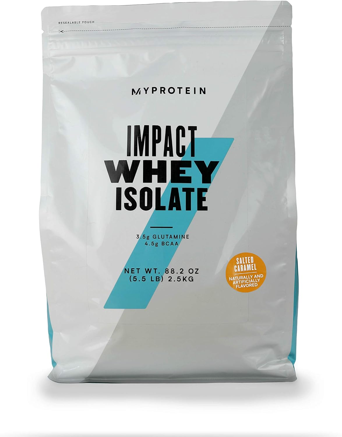 Myprotein Impact Whey Protein Isolate, 2.2 Lbs (30 Servings) Chocolate Brownie, 25g Protein & 6g BCAA Per Serving, Gluten-Free Shake for Muscle Strength & Recovery