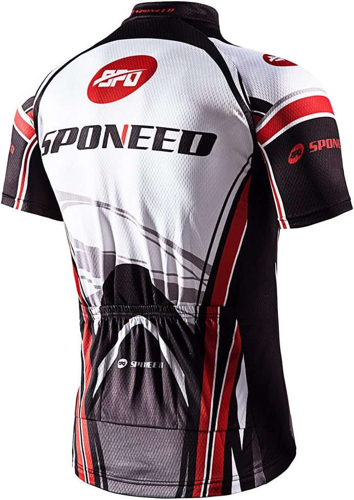 sponeed Cycling Jersey Short Sleeve Suits Men Bike Clothing Road Bicycle Shorts Padded Outfits