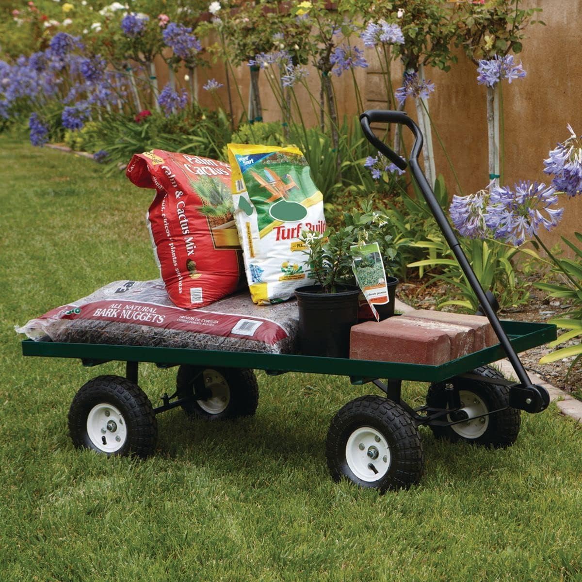 10" Air Tires for Garden Including Cart- Industrial Grade - 600 LB Capacity- 4 Pack
