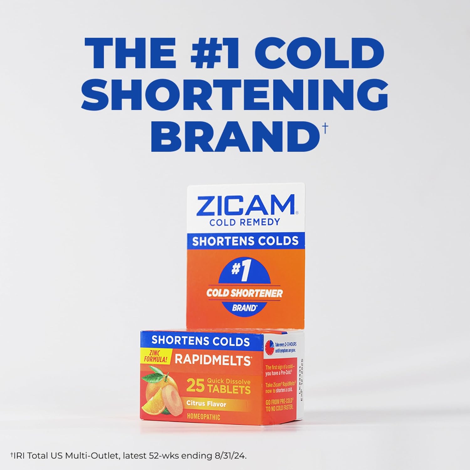 Zicam Cold Remedy RapidMelts, Citrus, 25 Count