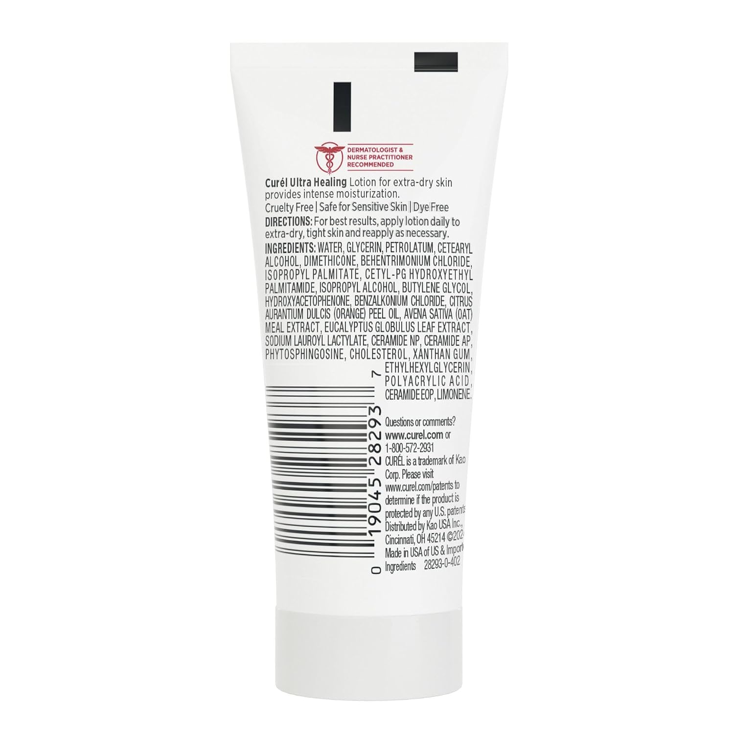 Curel Ultra Healing Intensive Fragrance-Free Lotion For Extra-Dry Skin, Dermatologist Recommended, Ideal for Sensitive Skin, Cruelty Free, Paraben Free, 20 Oz | Repairs Moisture Barrier, Ceremides, Dry & Sensitive Skin, Eczema-Prone, Dermatologist Recomm…