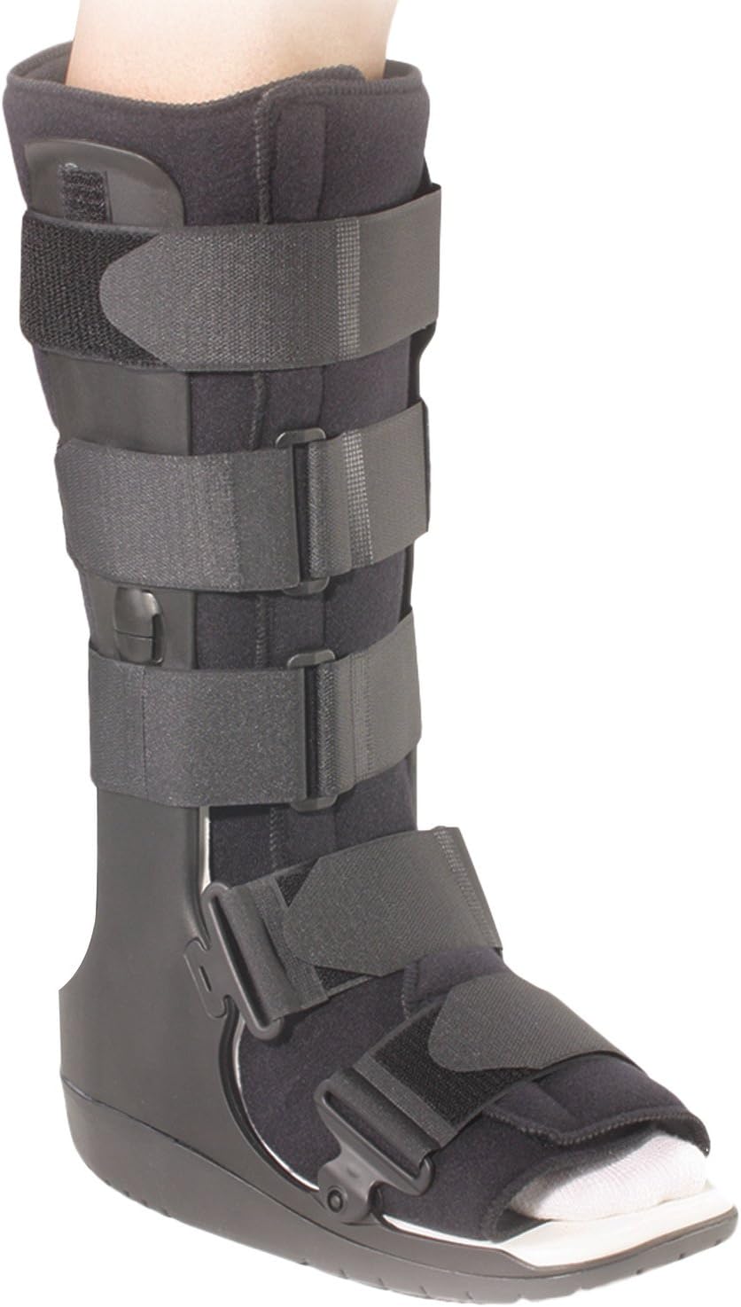 OTC Walker Boot Delux Short Low Top Leg Cast, Black, X-Small