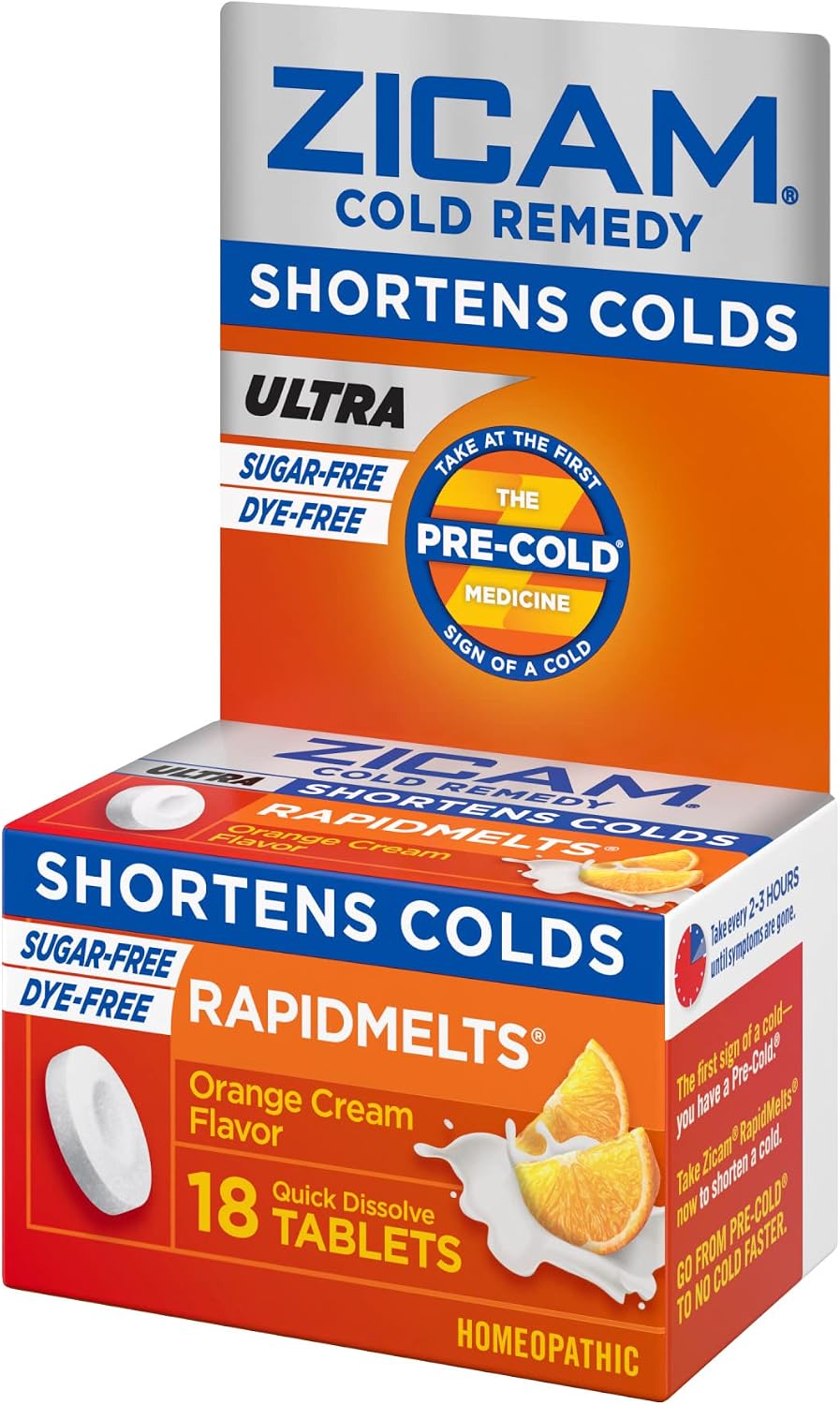Zicam Cold Remedy RapidMelts, Citrus, 25 Count