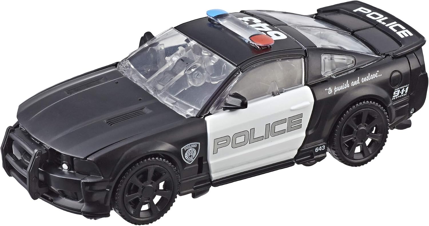 Transformers Studio Series 28 Deluxe Class Movie 1 Barricade Action Figure | Transformers Movie Studio Series 5 Inch Action Figure Deluxe Class