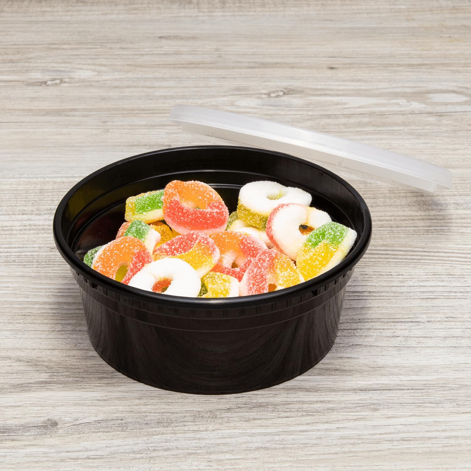 Karat [32oz - 240 ct] Clear PP Injection Molded Round Deli Containers with Lids (FP-IMDC32-PP)