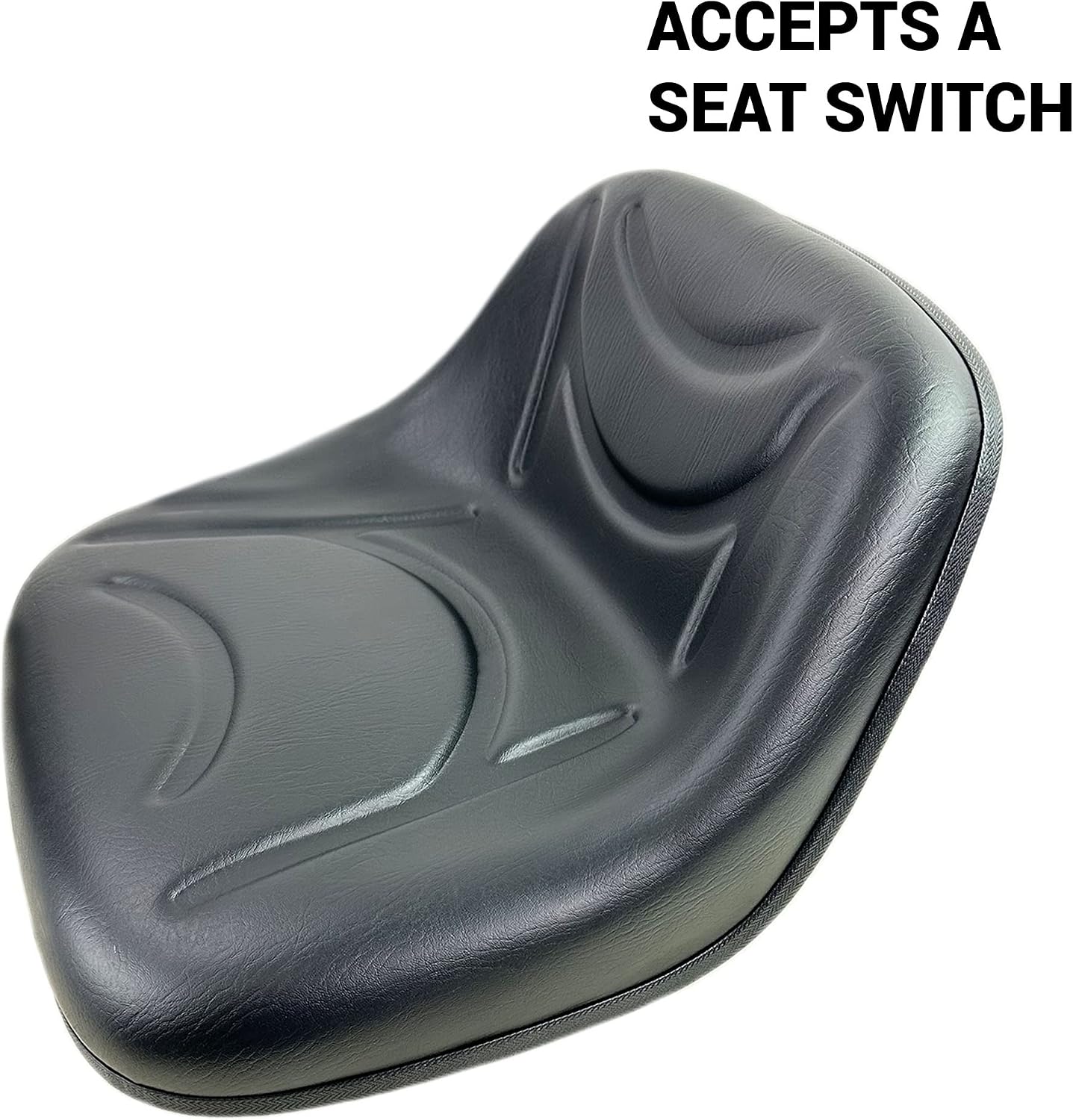 Riding Lawn Mower Garden Tractor Deluxe Seat for Variety of Brands (LMS2002) (Black)