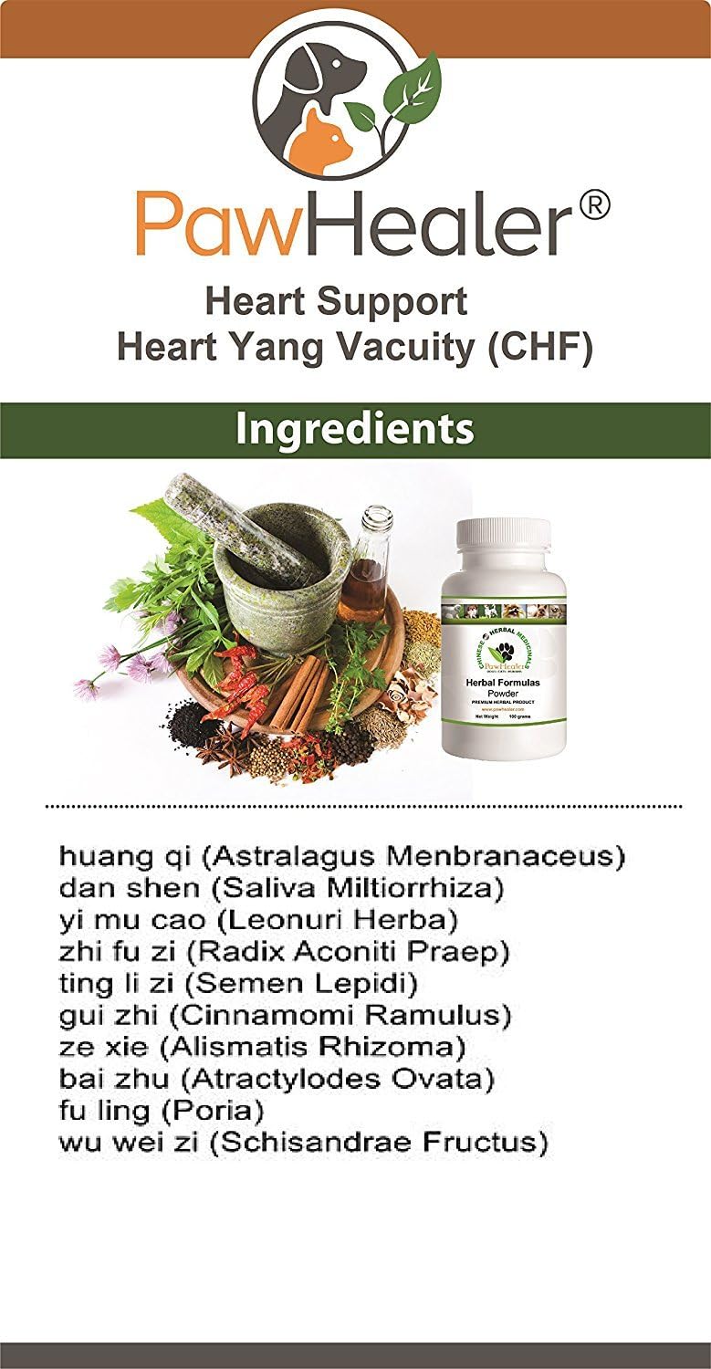 Heart Support - Heart-Yang Vacuity (CHF) - 50 Grams - Coughing, Gagging