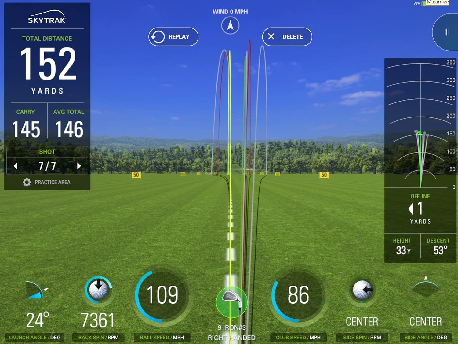 Golf Launch Monitor and Golf Simulator with Metal Protective Case