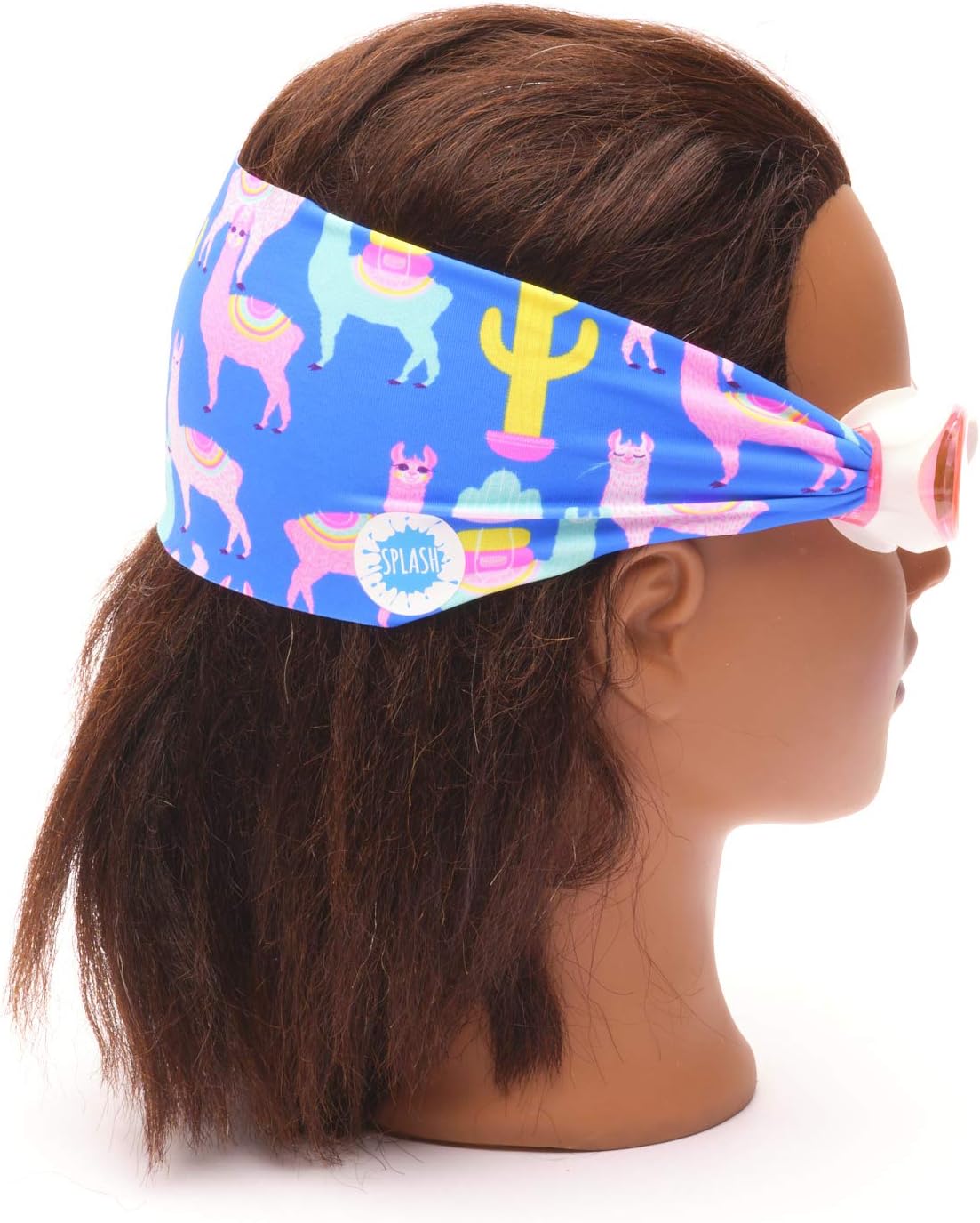 Splash Place SWIM GOGGLES with Fabric Strap - Adult & Kids Swim Goggles - PINKS & PURPLES