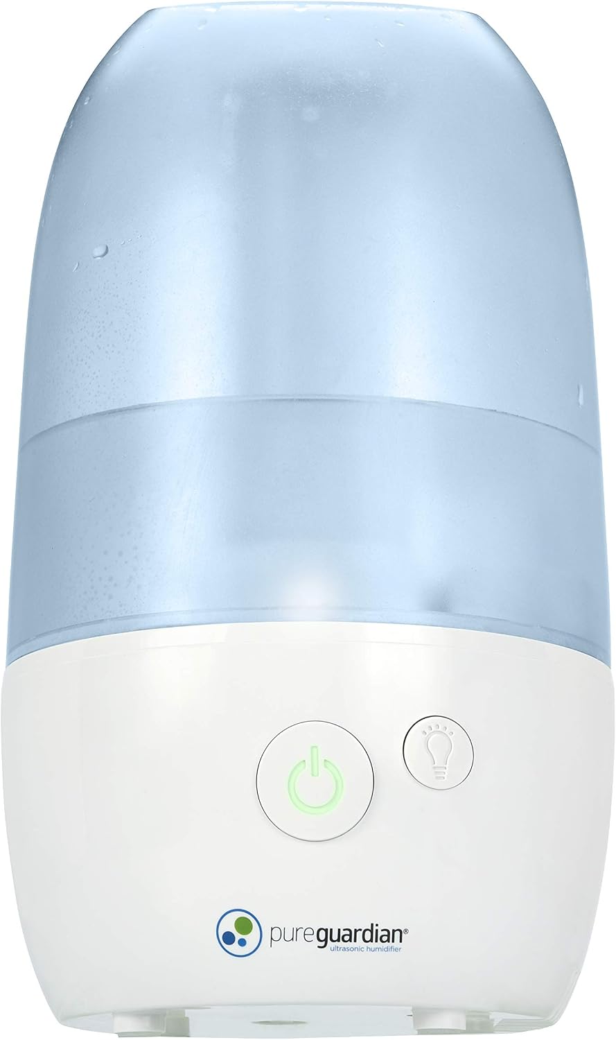 PureGuardian Ultrasonic Cool Mist Humidifier with Aromatherapy Tray, 70-Hour Run Time, 1-Gallon Tank Capacity, 320 Sq. Ft. Coverage for Small Rooms