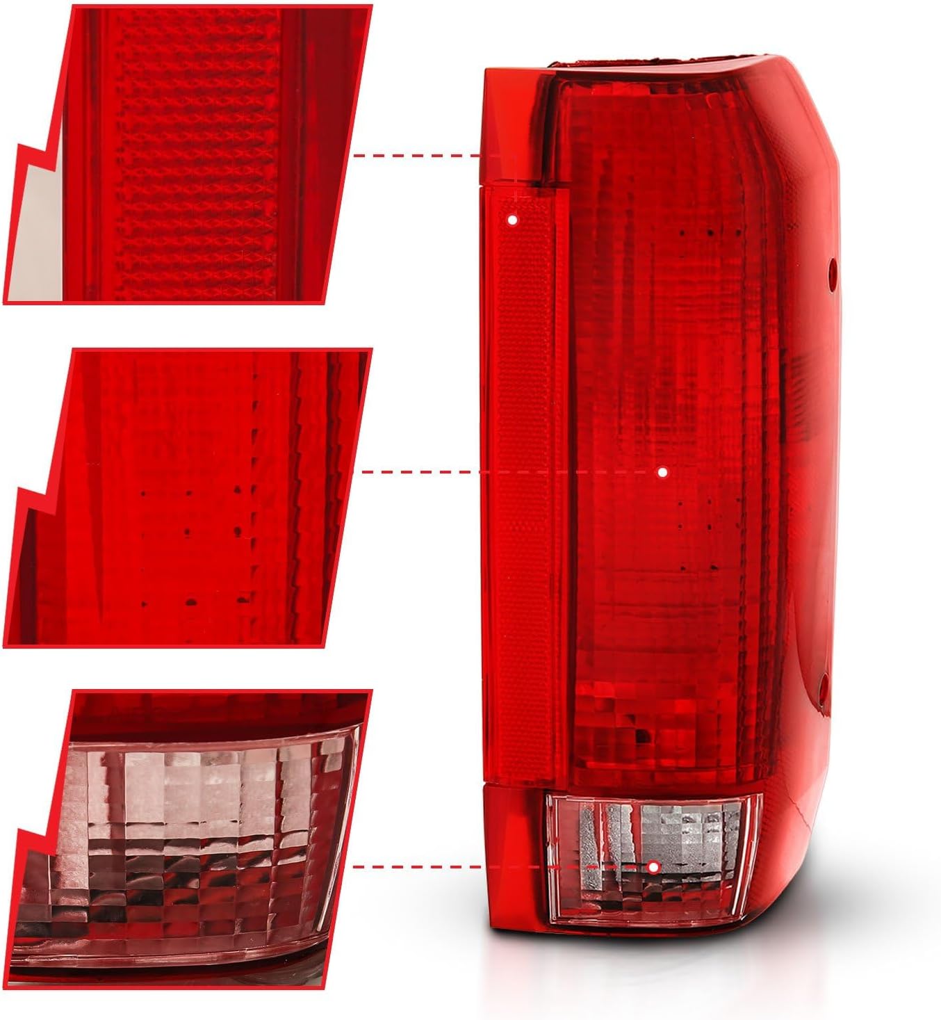 Anzo, Usa Usa 311306 Taillamps Fits Ford Bronco