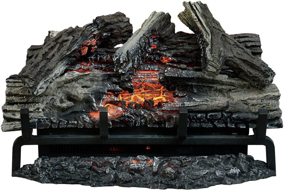 Napoleon Woodland 27 - NEFI27H - Electric Log Set, Electric Fireplace, 27-in, Hand Painted Realistic Logs, High Intensity LED Lights, Realistic Fire, Glowing Logs, Fireplace Insert, Remote Included