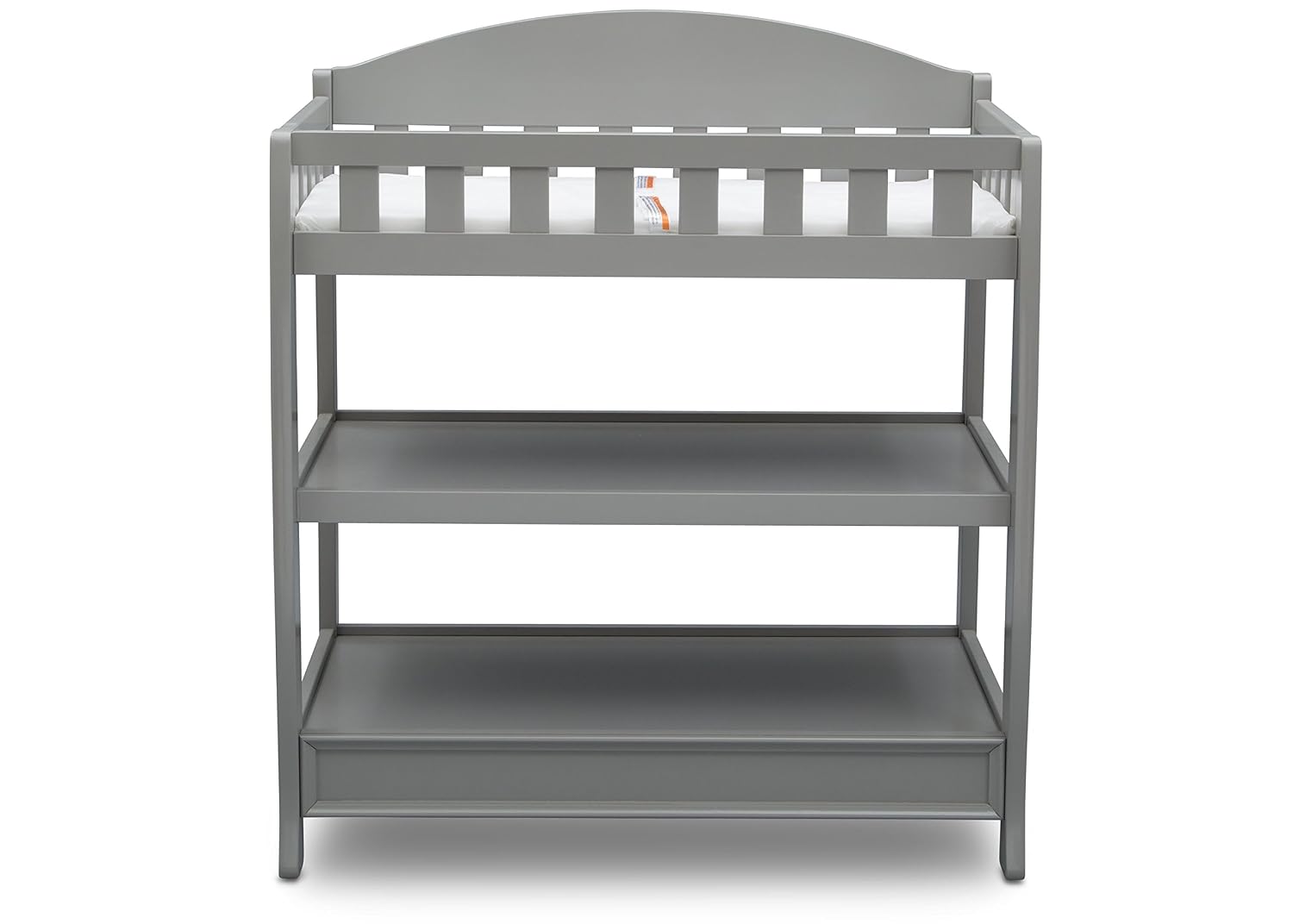 Delta Children Infant Changing Table with Pad, Grey