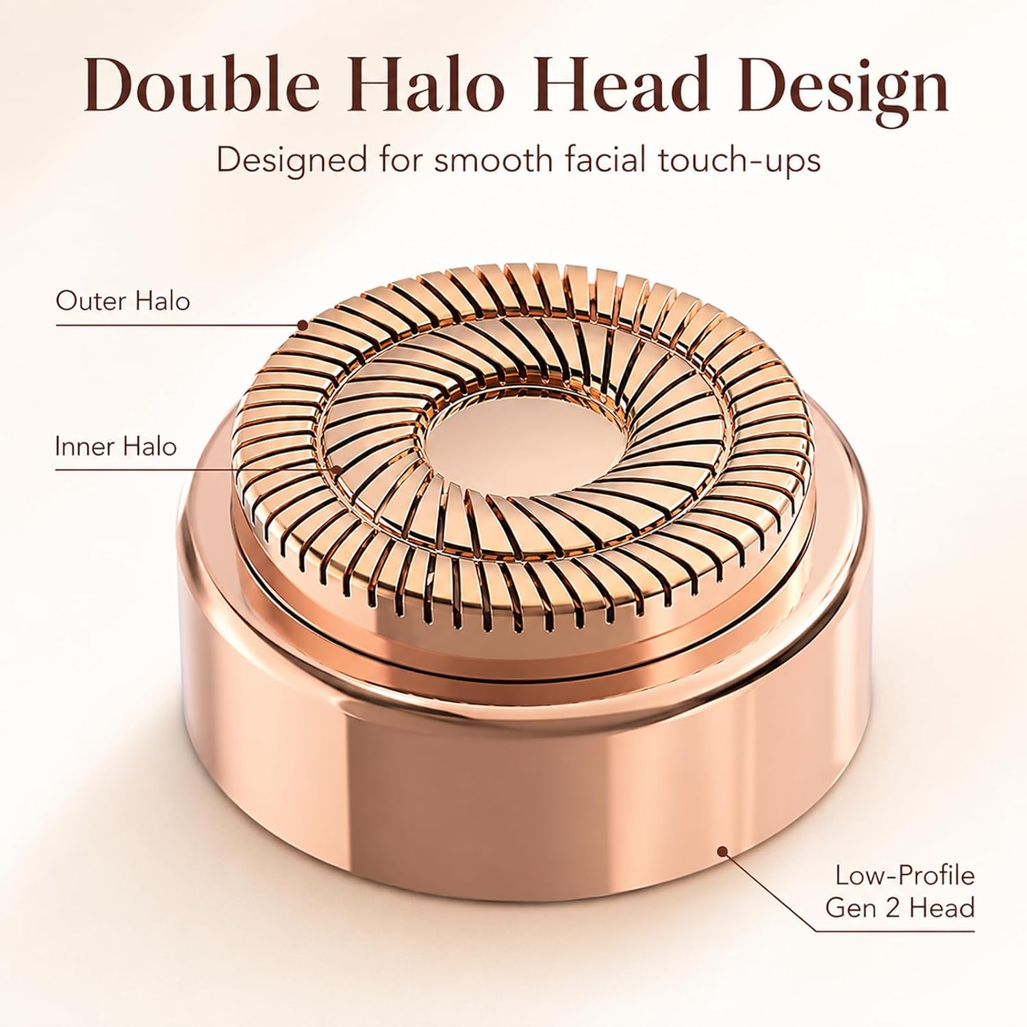 Replacement Heads for Finishing Touch Flawless Generation 2 Facial Hair Remover, 2 Count