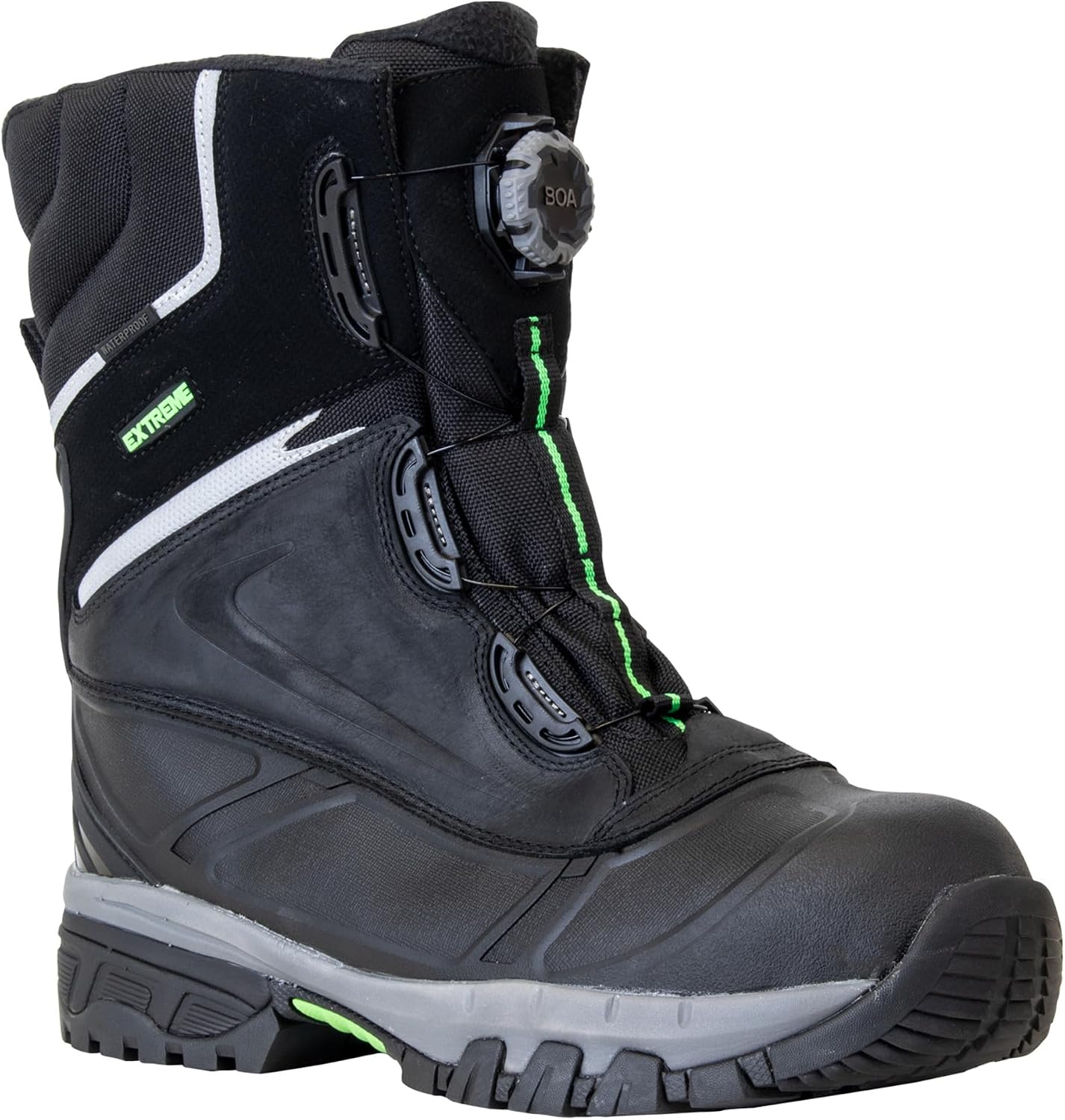 RefrigiWear Extreme Pac Boot - Insulated Cold Weather Work Boot - Waterproof, Slip-Resistant, Composite Toe - Rated to -100°F