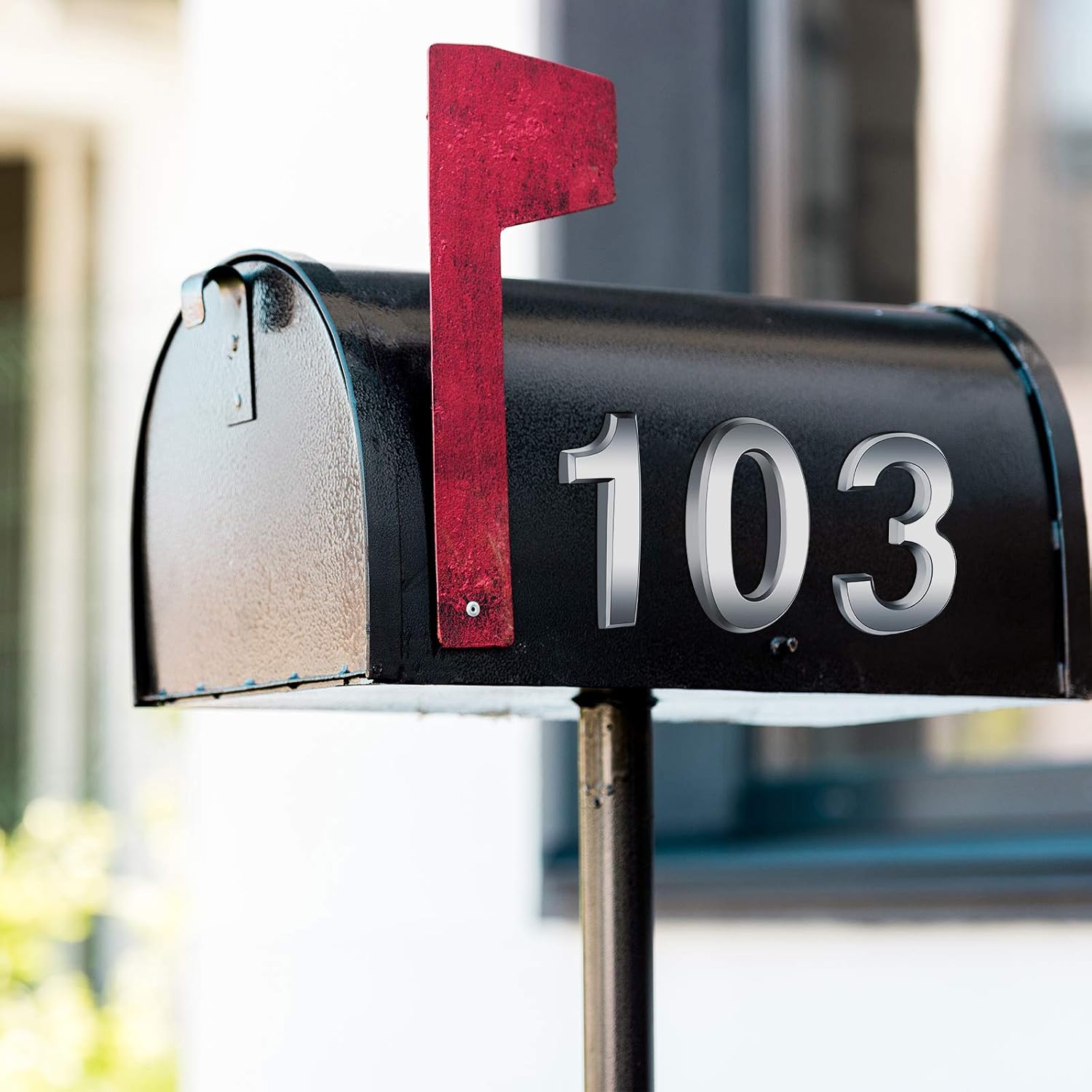20 Pieces House Numbers Mailbox Numbers 0-9, 3D Door Address Numbers Self Adhesive Mailbox Numbers Sticker or House, Apartment, Office, Hotel Room