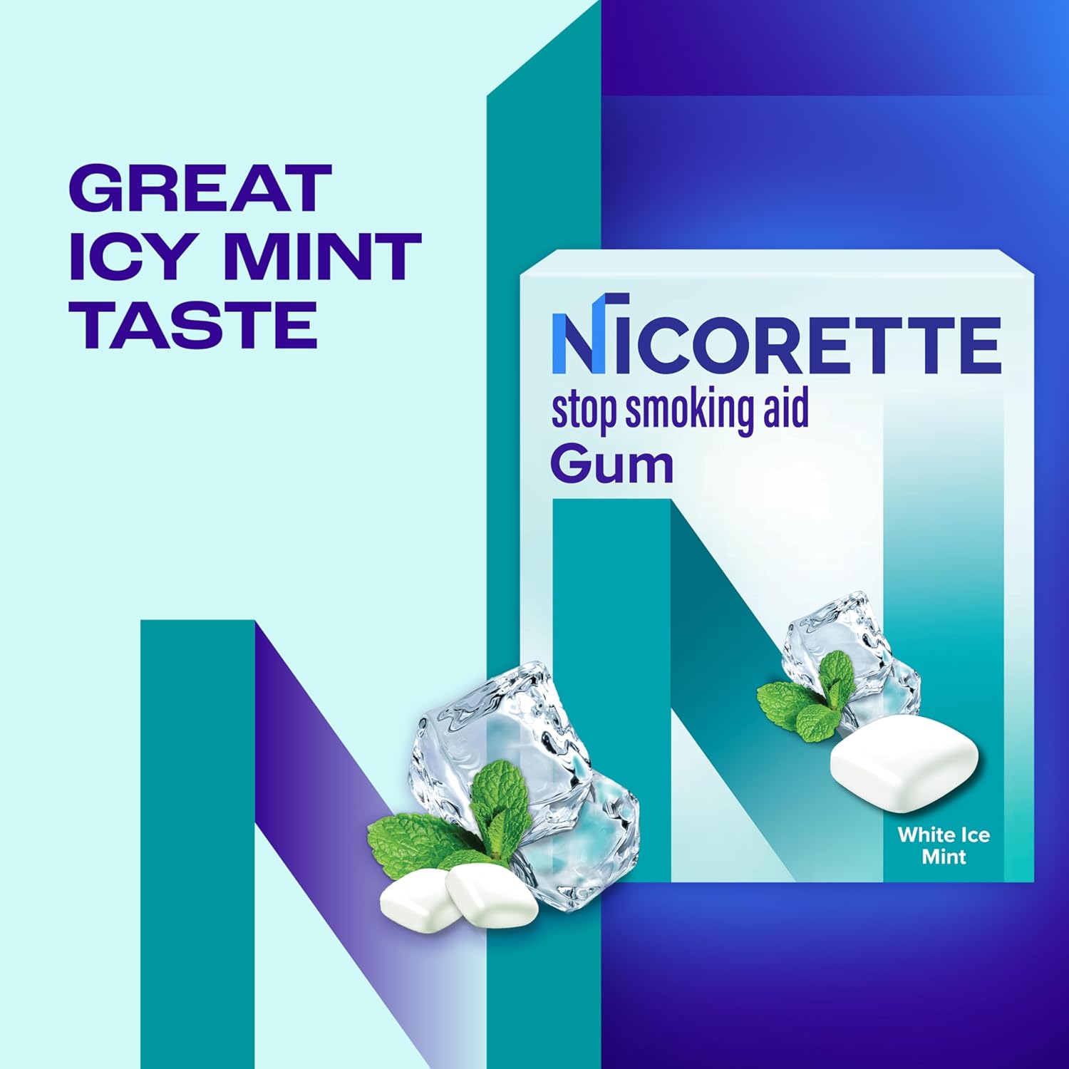 Nicorette Nicotine Lozenges 2mg, White Ice Mint, 200 Count | Quit Smoking Aid, Reduces Nicotine Cravings and Withdrawal Symptoms, Intense Craving Relief, Smoking Cessation Lozenge