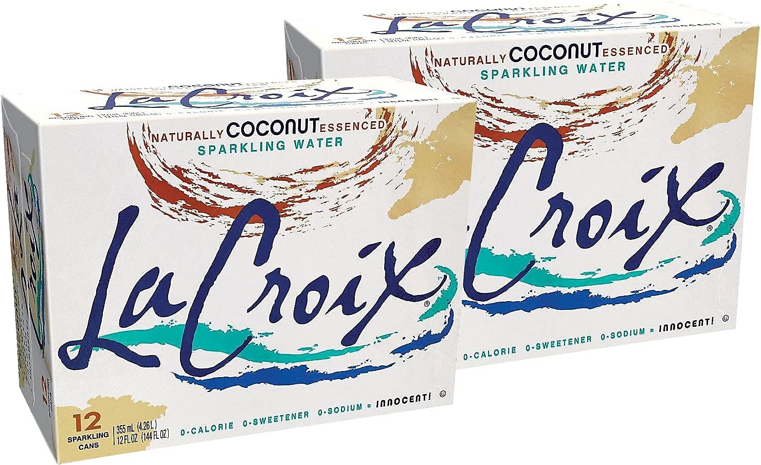 LaCroix Sparkling Water | Pineapple Coconut Flavor | 8-Pack | Naturally Essenced, Zero Calorie, Sodium Free | 12 Fl Oz Cans