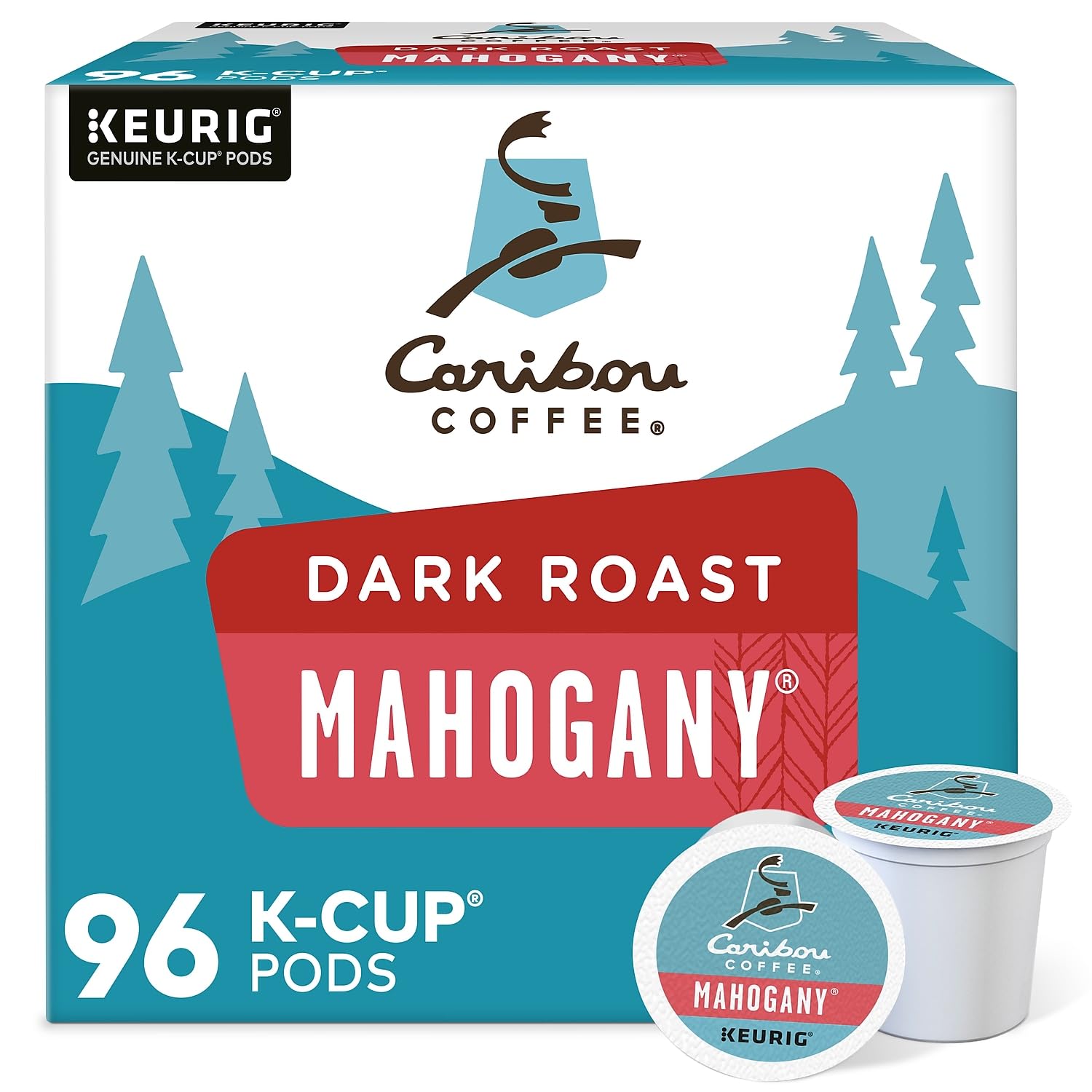 Caribou Coffee Caribou Blend Keurig Single-Serve K-Cup Pod, Medium Roast Coffee, 72 Count