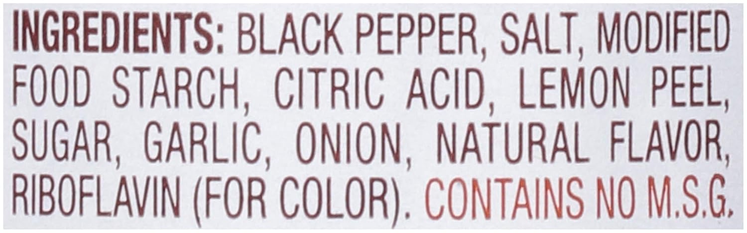 Lawry's Lemon Pepper with Zest of Lemon, 2.25 Oz