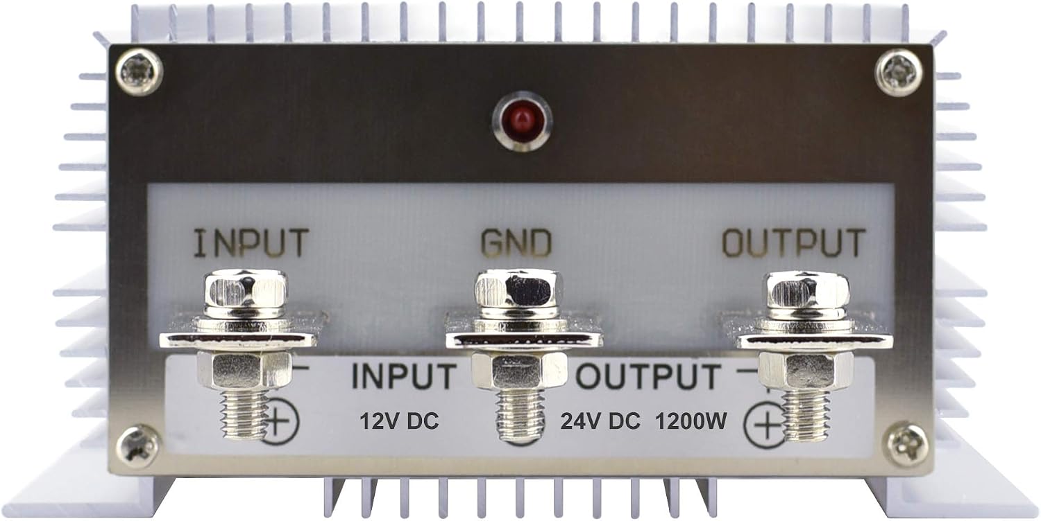 DC 24V to 12V 40A 480W Buck Transformer Waterproof Step-Down Voltage Converter Regulator