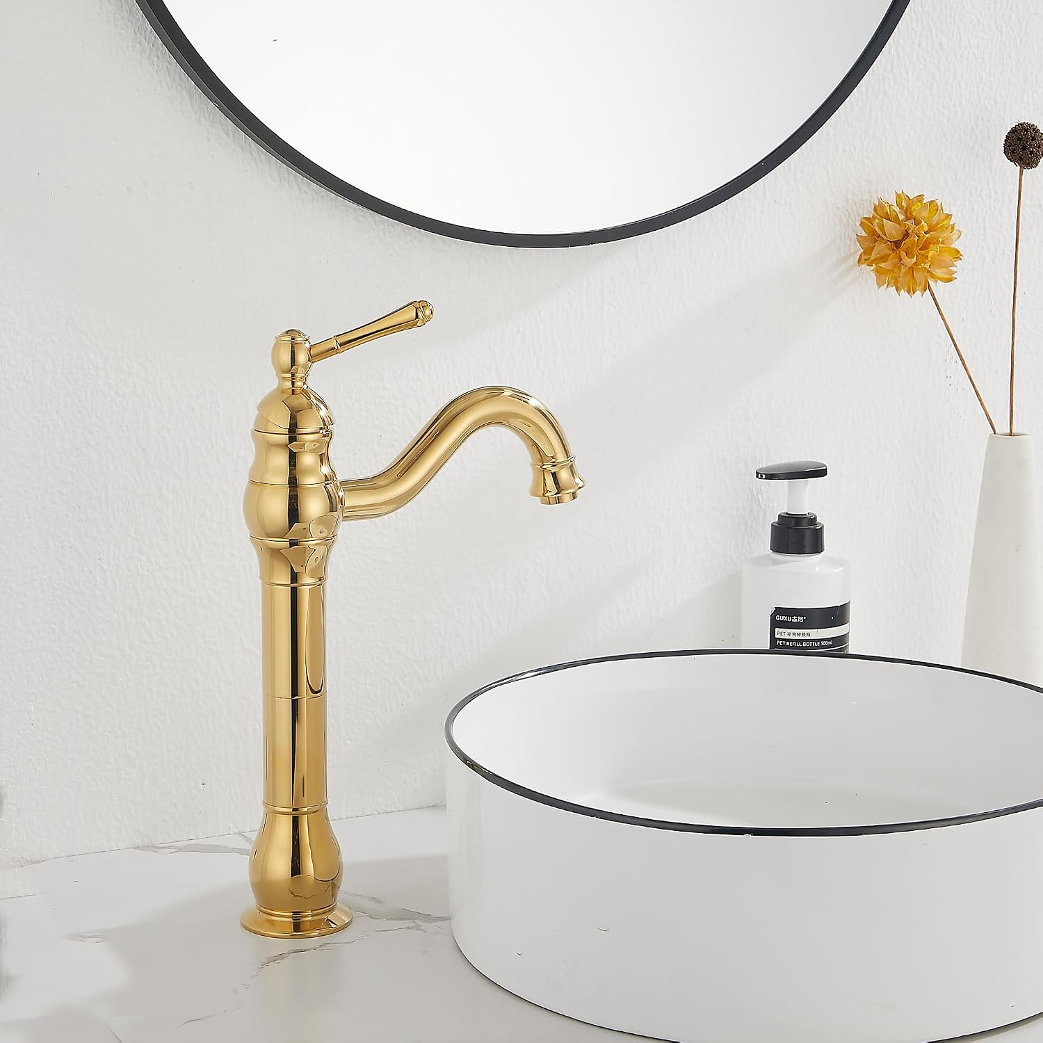 Oil Rubbed Bronze Bathroom Faucet Single Handle One Hole