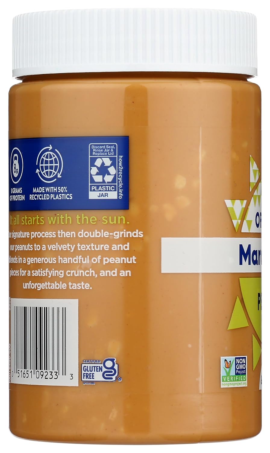 MaraNatha Organic Creamy Peanut Butter, 16 Ounce Jar