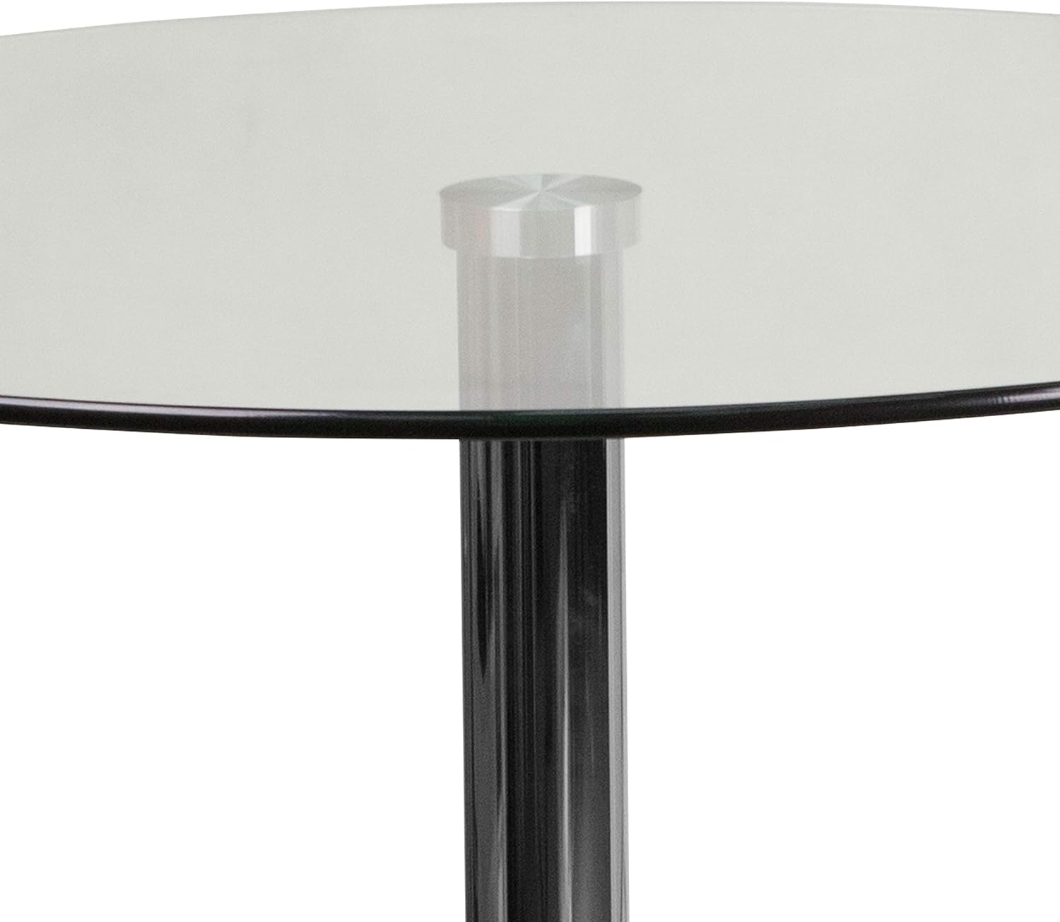 Flash Furniture 23.5 in Glass Round Table | Chrome Base