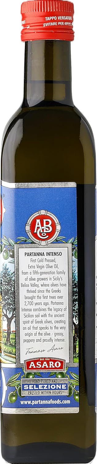 Partanna Robust Extra Virgin Olive Oil, 33.8 fl oz (1 L)